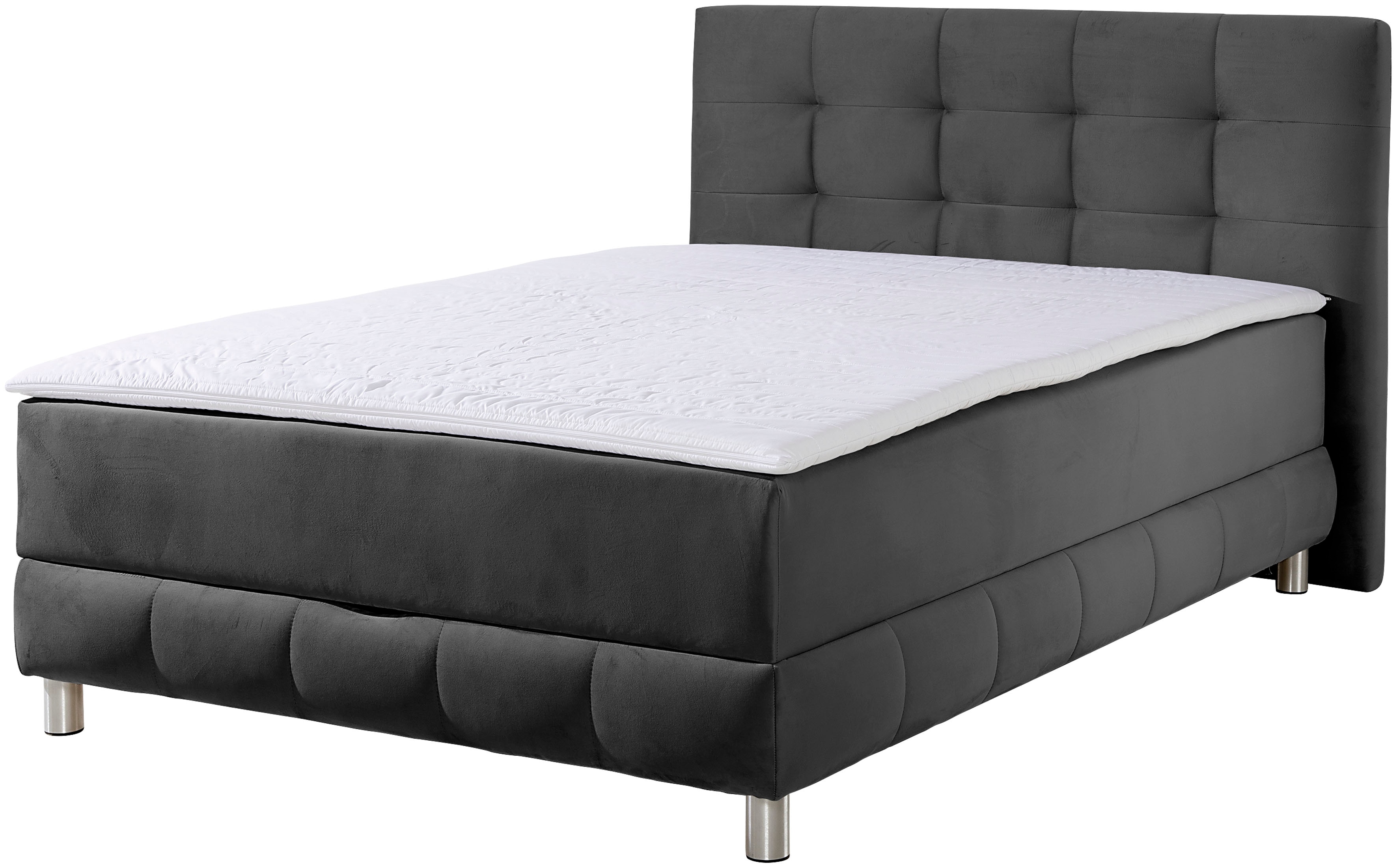 Thumbnail - INOSIGN Boxbett "Vaasa" inkl. Bettkasten & Topper, XXL-Ausführung, Überlänge 220 cm