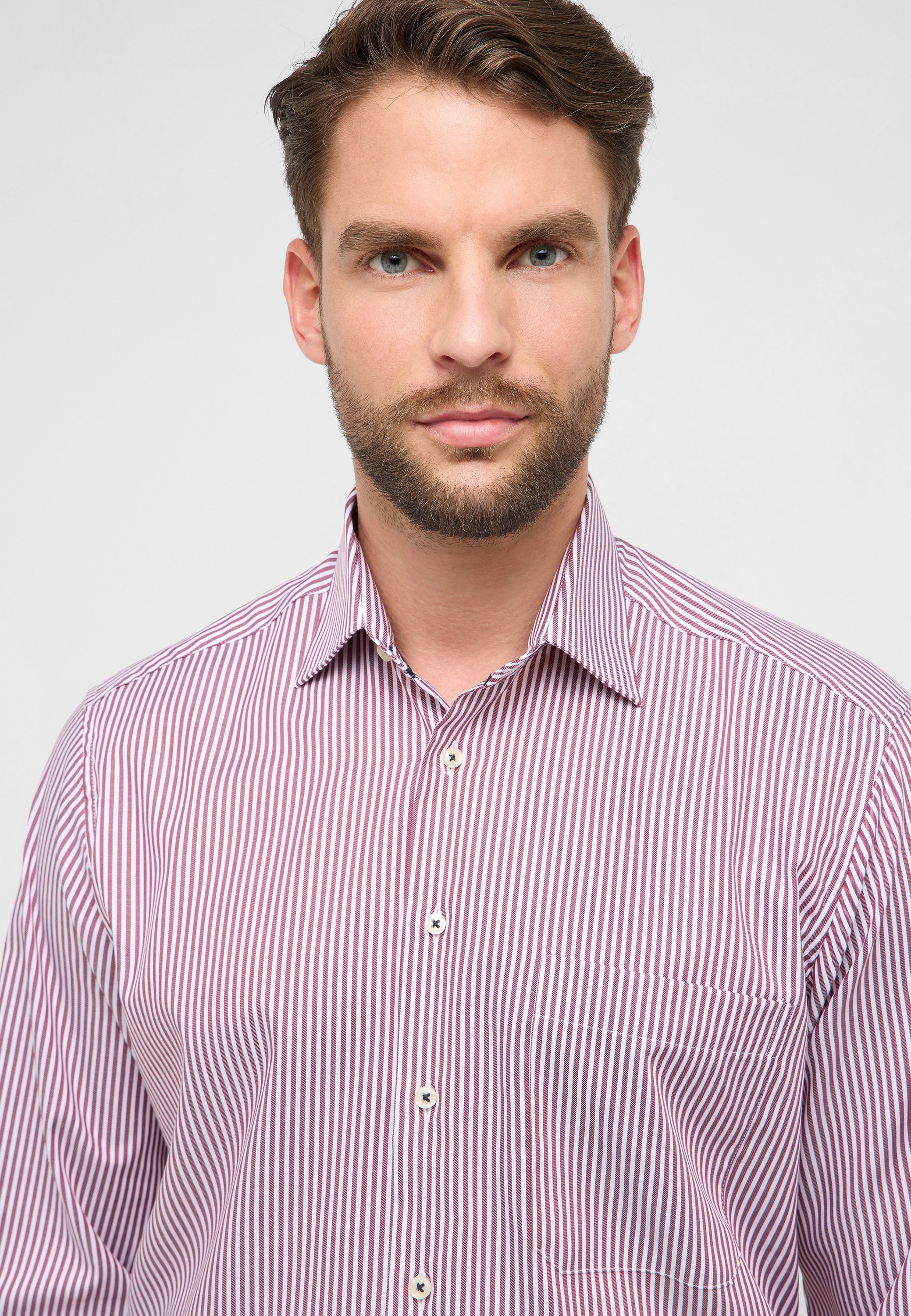 Thumbnail - Eterna Langarmhemd "COMFORT FIT" NON IRON (bügelfrei)