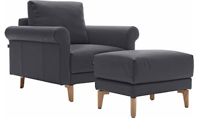 hülsta sofa Sessel »hs.450«, modern Landhaus, Breite 88 cm, Fuß Nussbaum kaufen