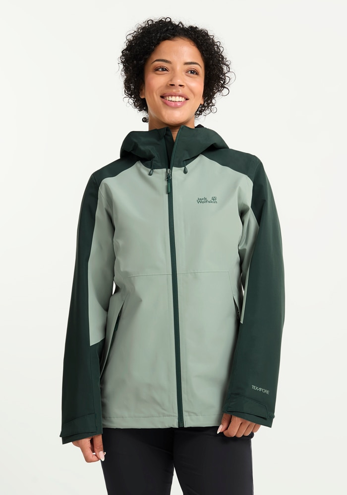 Jack Wolfskin Funktionsjacke "WILDBOUND 2L JKT W" wasserdicht, windabweisend, atmungsaktiv