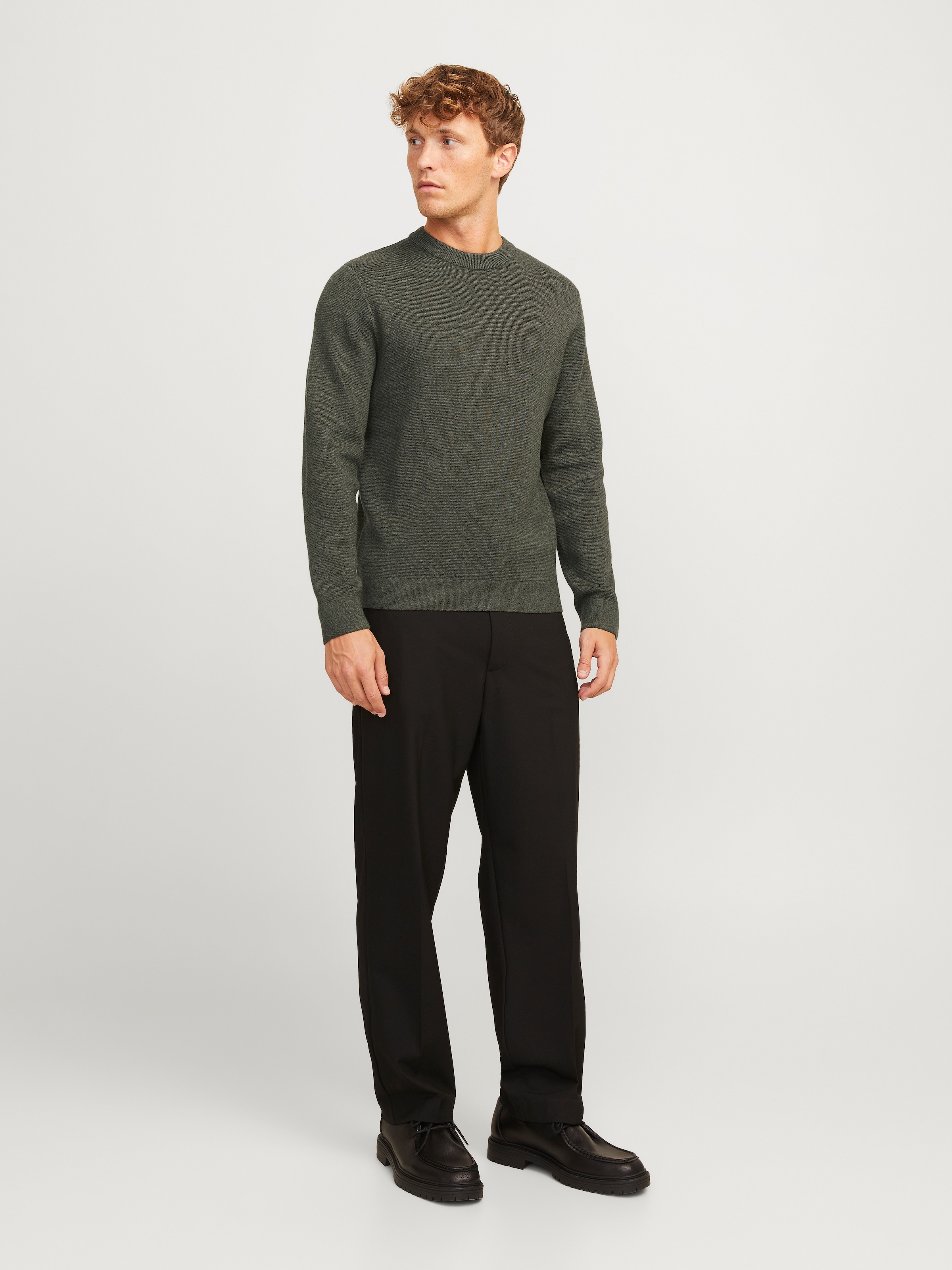 Jack & Jones Strickpullover »JPRBLAMILANO STITCH KNIT CREW NECK SN«