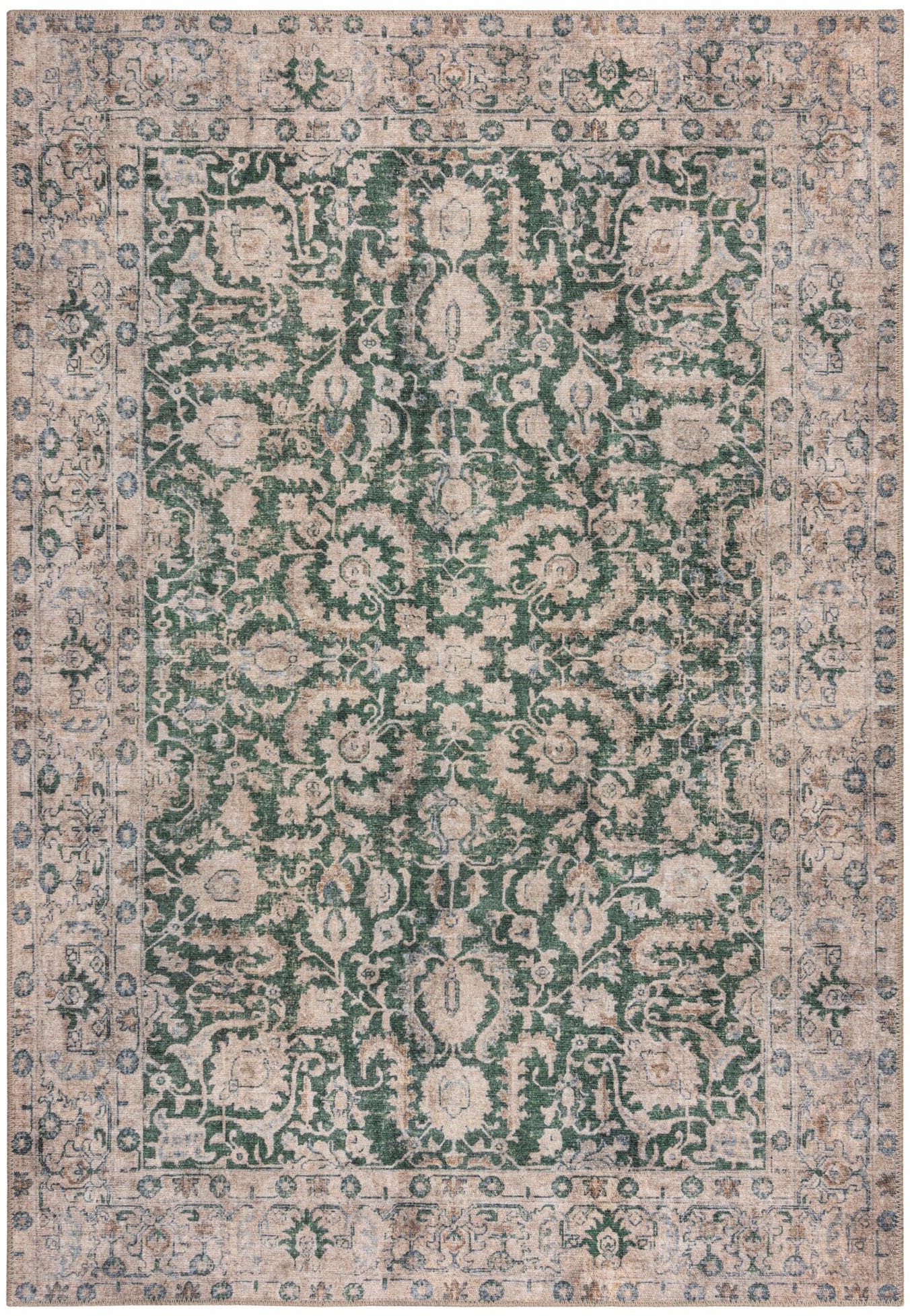 FLAIR RUGS Teppich "Beau Floral" rechteckig 2 mm Höhe Waschbarer Vintage Te günstig online kaufen