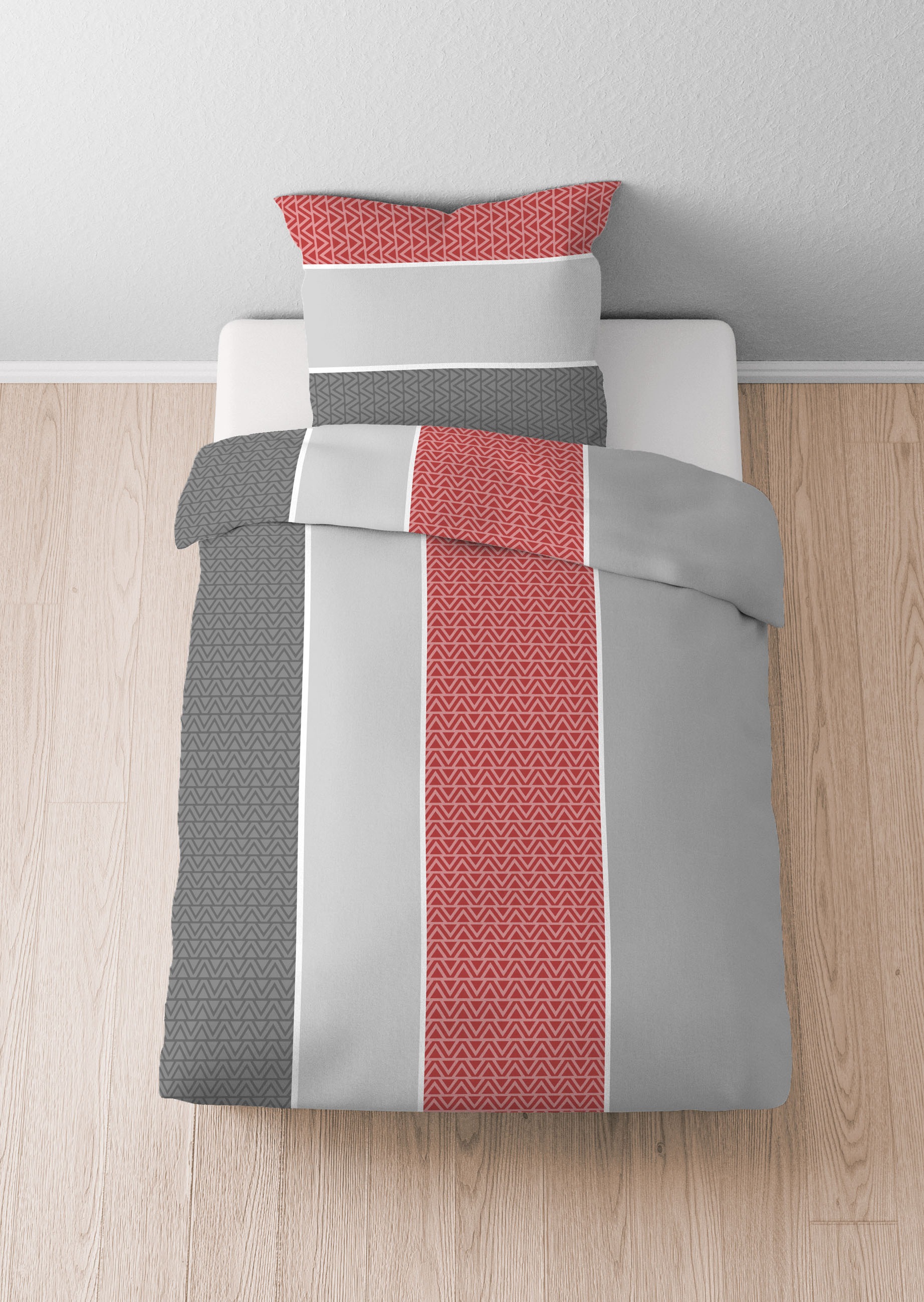 Castell - Markenbettwäsche Bettwäsche "0080447" 2 Stk. tlg. kuschelig warm, günstig online kaufen