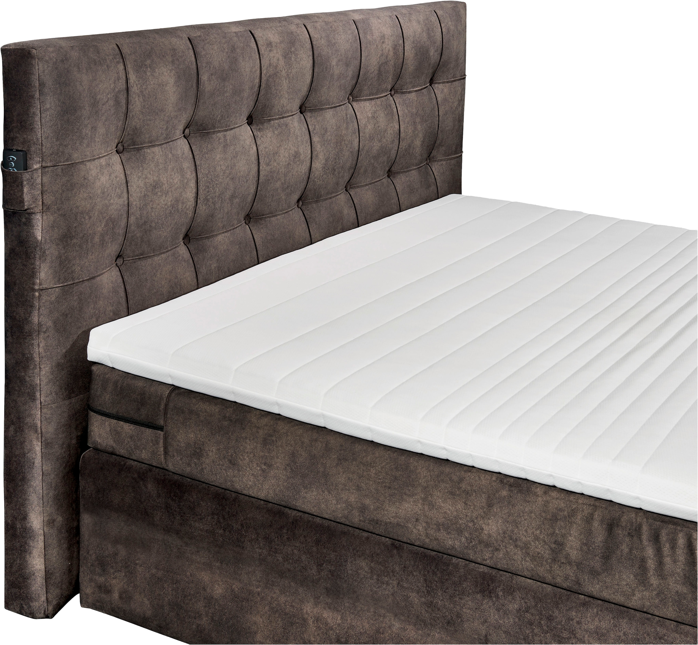 Topper, B:180cm L:200cm, weiß, SET ONE BY MUSTERRING, Viscoschaum, Topper, "Richmond"