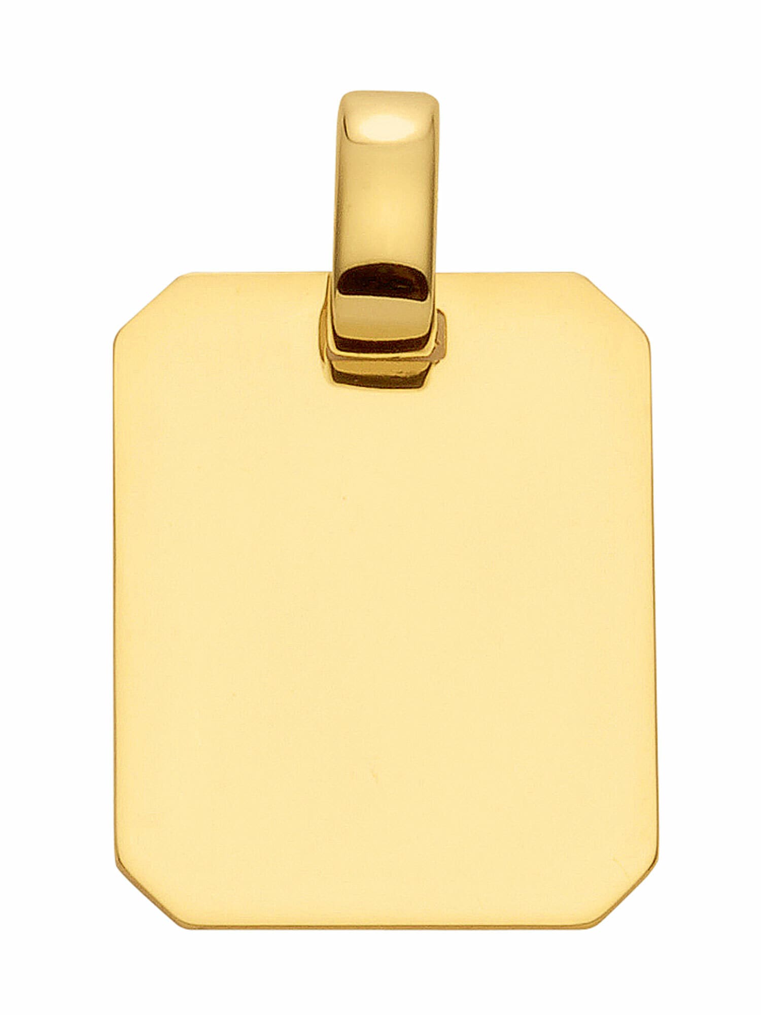 Adelia´s Kettenanhänger »333 Gold Gravurplatte Anhänger«, Goldschmuck für  Damen kaufen | BAUR