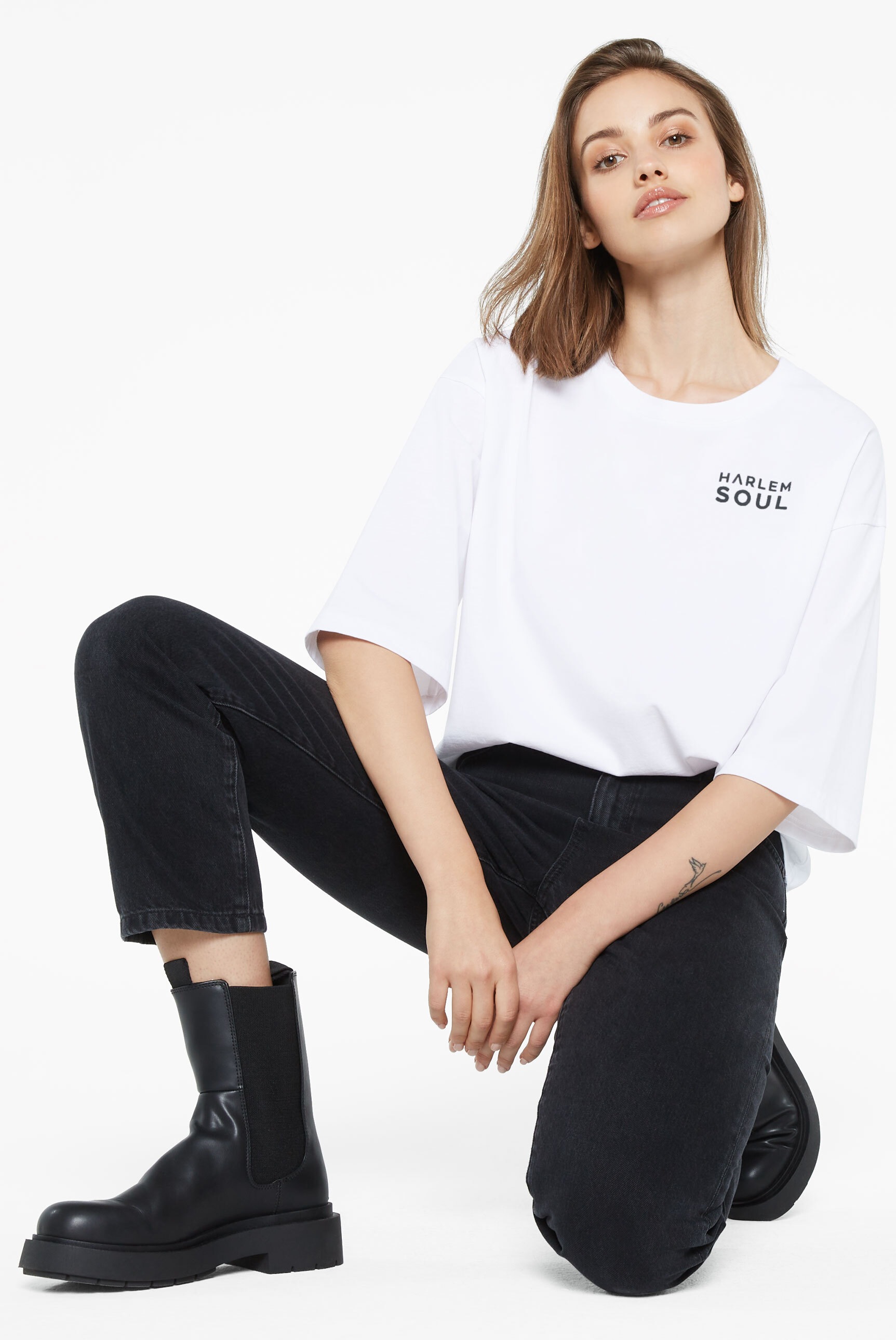 Harlem Soul 3/4-Arm-Shirt, mit Print