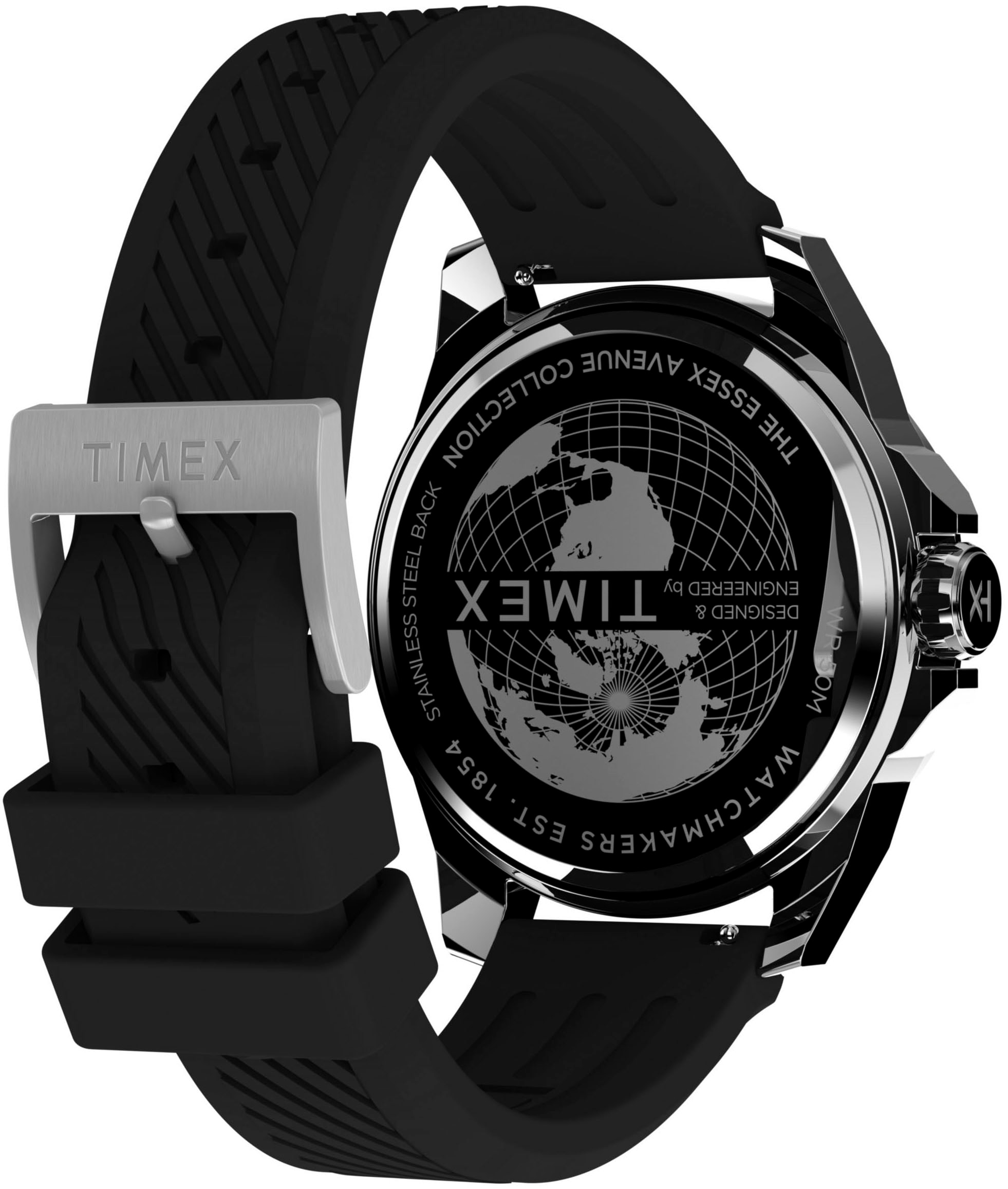 Timex Quarzuhr »ESSEX«, Armbanduhr, Herrenuhr, Datum, Leuchtzeiger, Mineralglas, analog