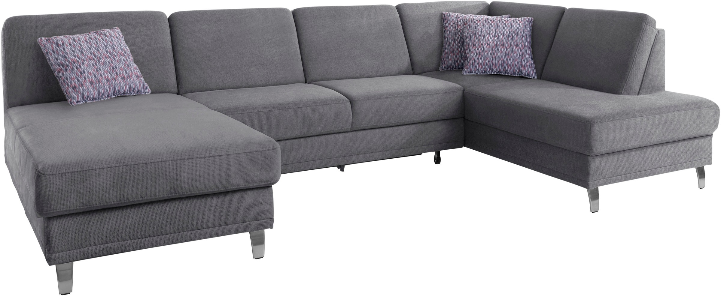 sit&more Wohnlandschaft »Clio U-Form«, wahlweise mit Bettfunktion und Bettkasten, inklusive Federkern