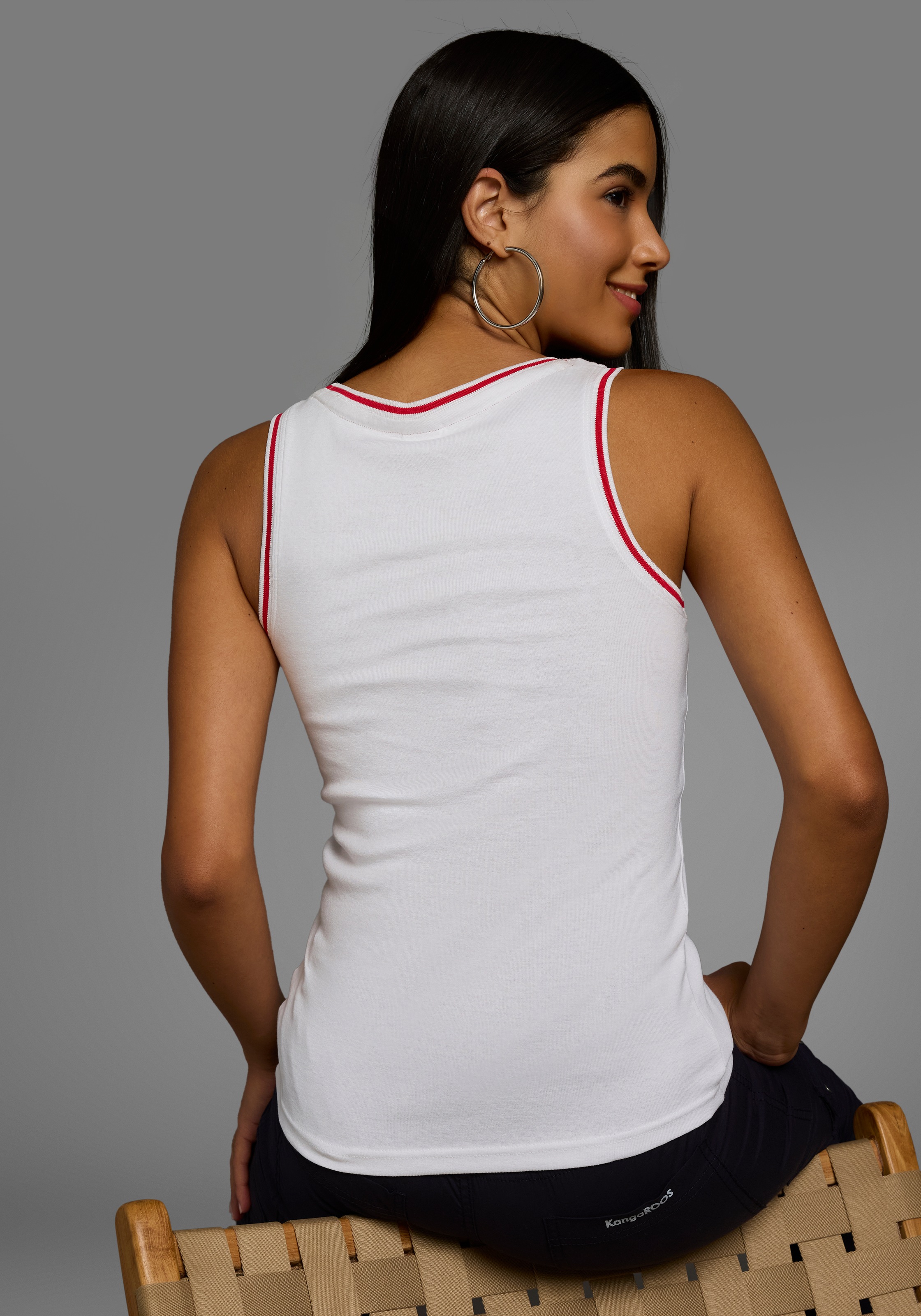 KangaROOS Tanktop mit collem Sommer-Logo-Print günstig online kaufen