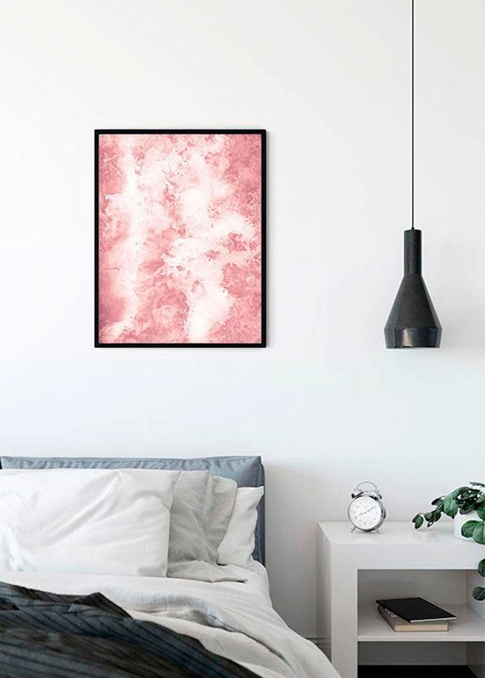 Komar Bild »Pink Bubbles«, Abstrakt, (1 St.), Wandbild zur Dekoration - ohne Rahmen