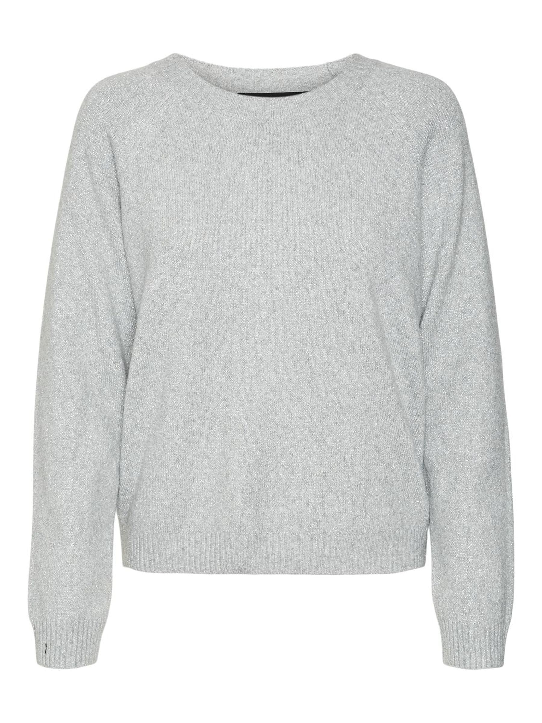 Vero Moda Rundhalspullover »VMDOFFYSHINE LS O-NECK BLOUSE REP NOOS«
