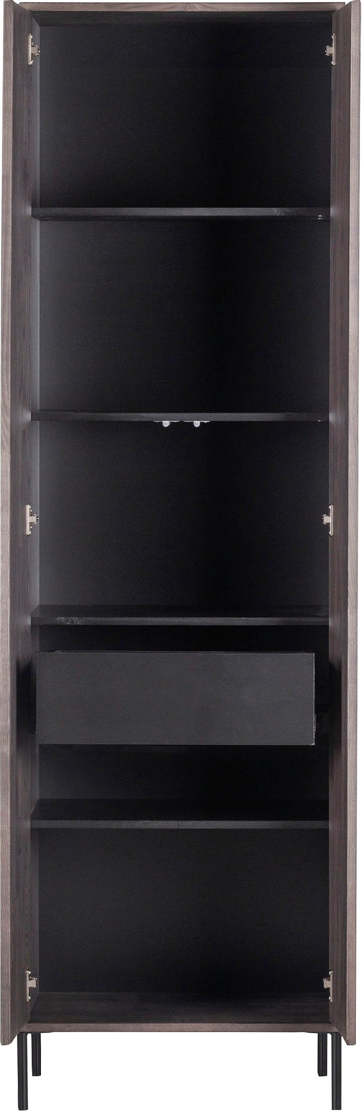 WOOOD Garderobenschrank »New Gravure, Mehrzweckschrank mit 5 Fächern«, mit grafischen Relieftüren, Breite 60 cm