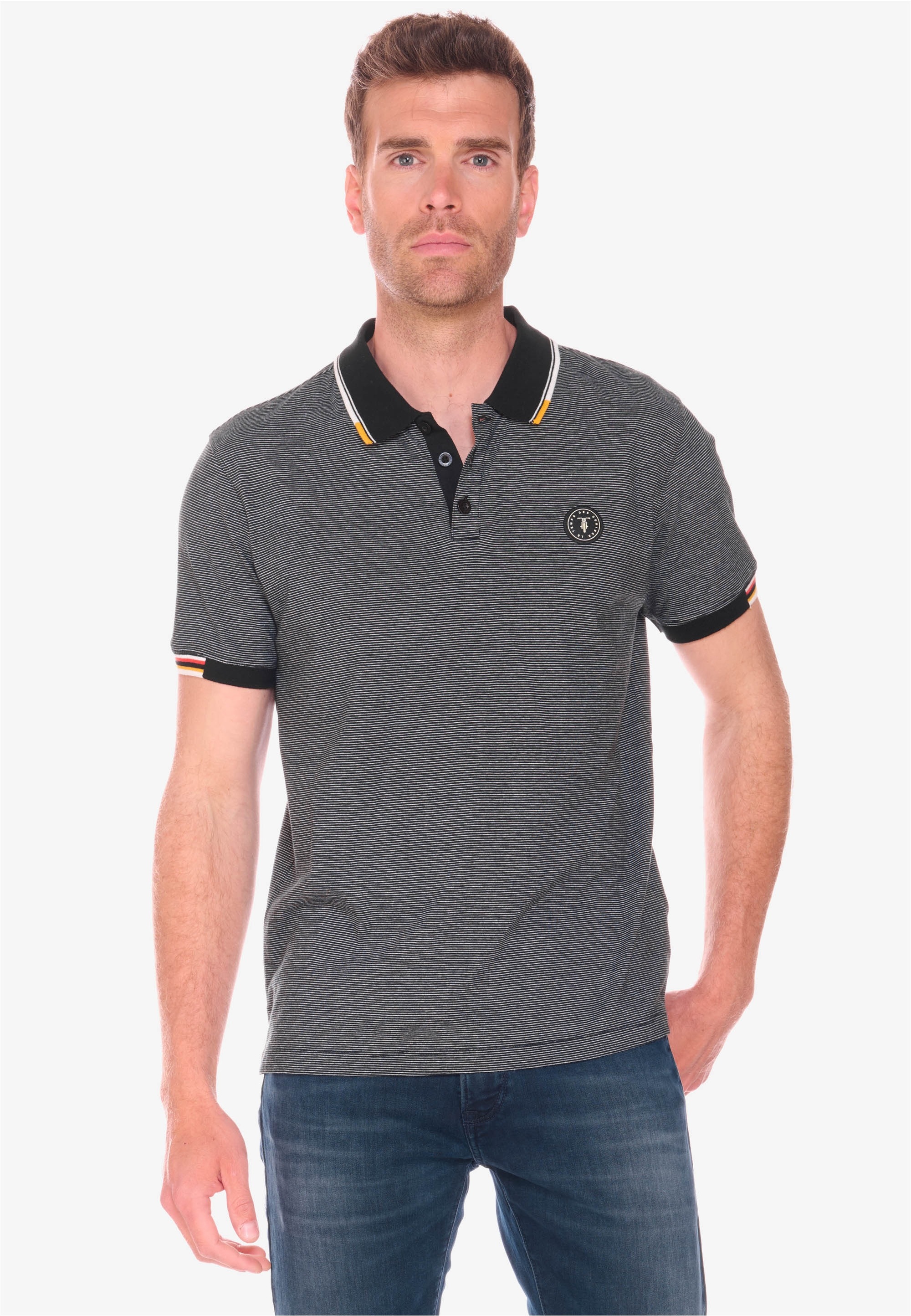 Le Temps Des Cerises Poloshirt "ALCOR", im gestreiften Design günstig online kaufen