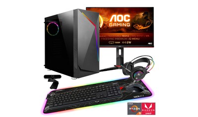 Hyrican Gaming-PC-Komplettsystem »Onyx SET02352, Gaming-Headset, Mauspad und Full HD... kaufen