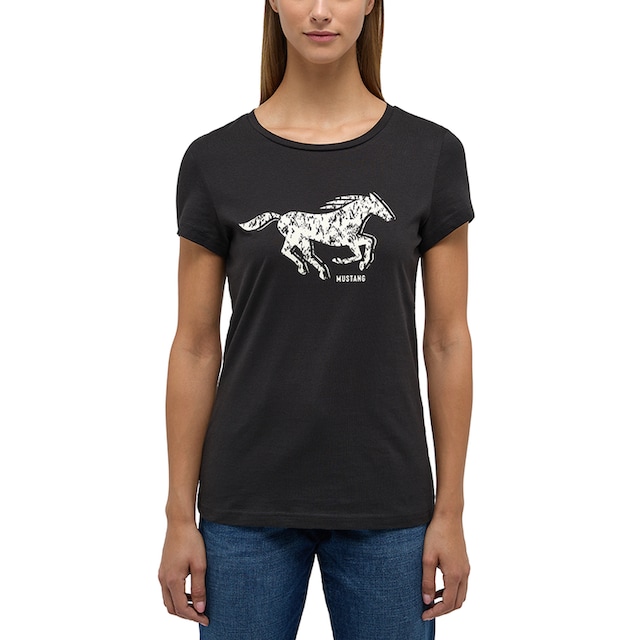 MUSTANG Kurzarmshirt »Mustang T-Shirt Print-Shirt« bestellen | BAUR