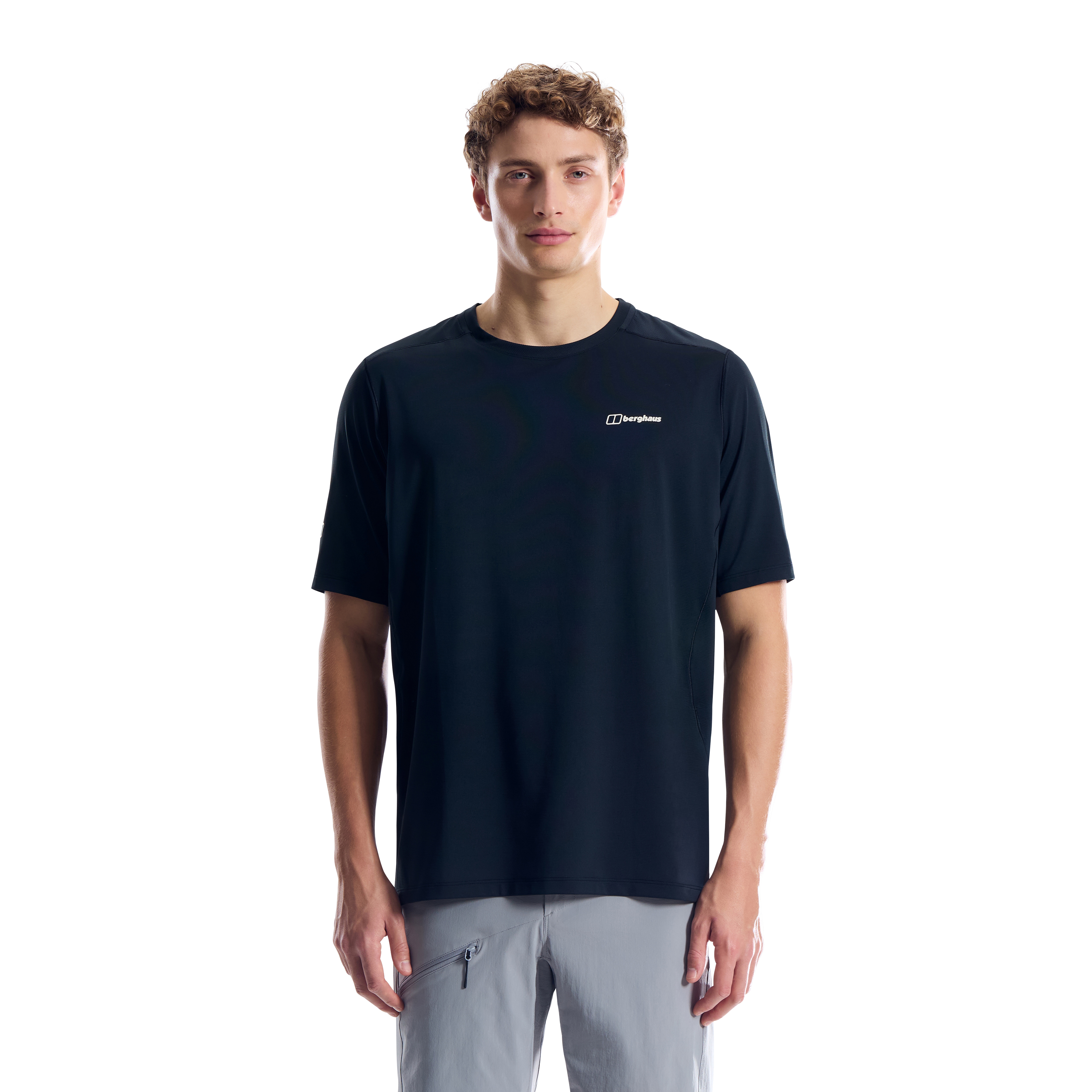 Berghaus T-Shirt "BOWBURN TECH TEE AM" aus Polyester und Elasthan, erhältlich in den Größen XS bis XXXL