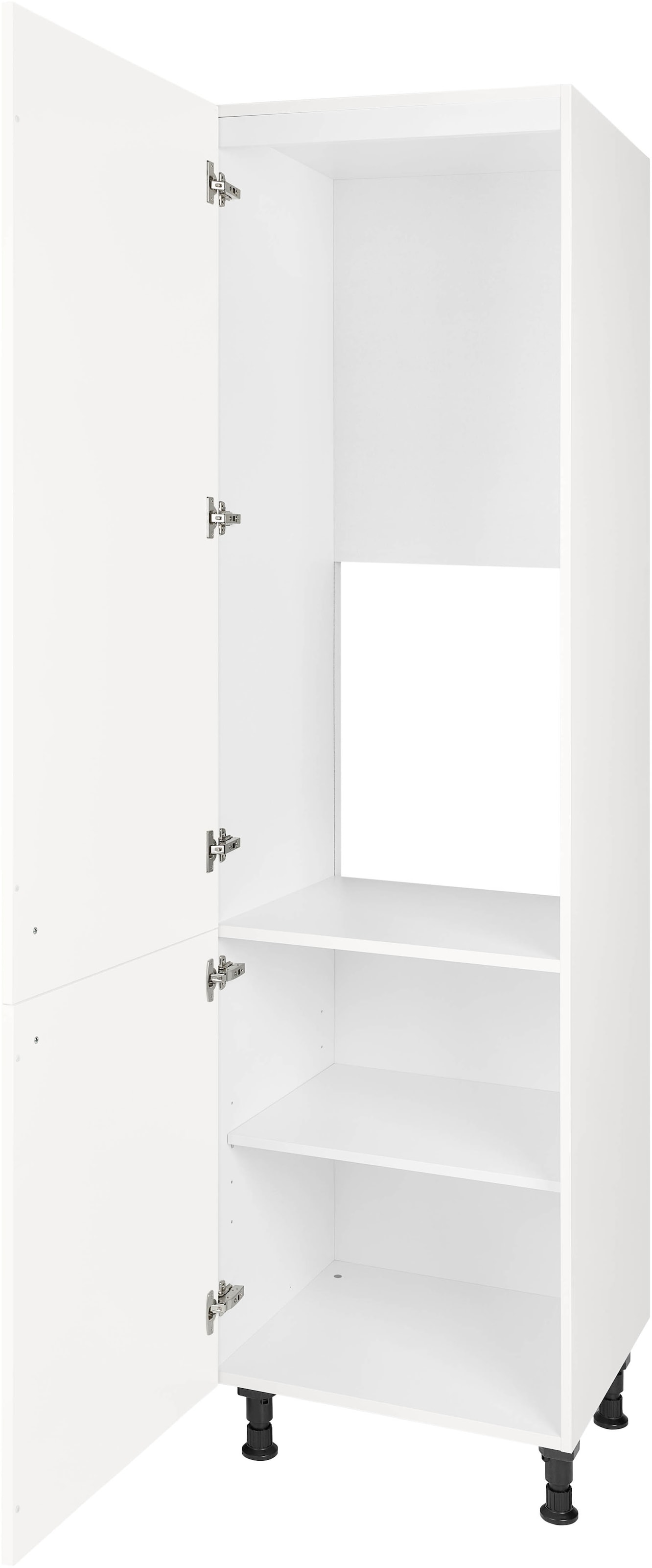 nobilia® Kühlumbauschrank »"Cascada", mit zwei Türen und zusätzlichem Einlegeboden,«, vormontiert, Ausrichtung wählbar, Breite/Höhe: 60/216,6 cm