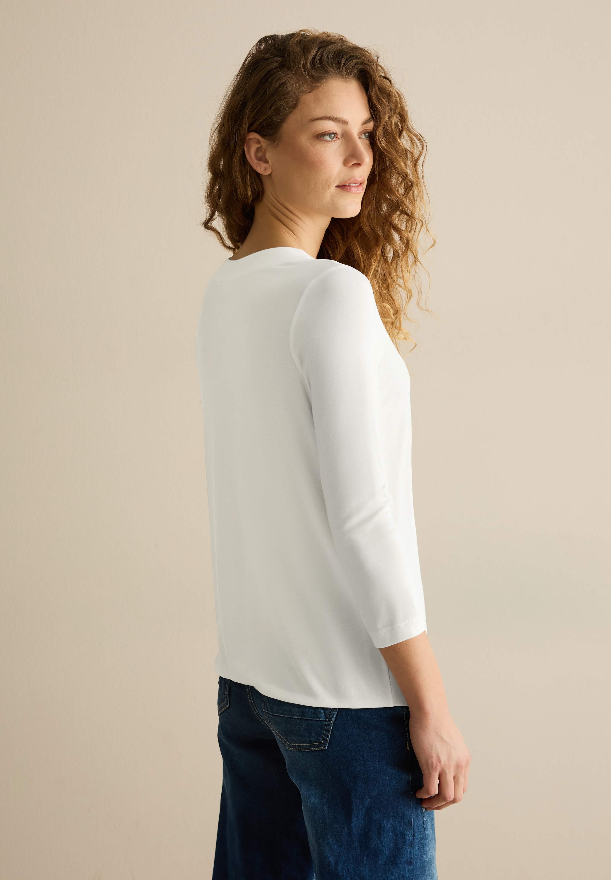 Cecil 3/4-Arm-Shirt, mit 3/4 Ärmeln