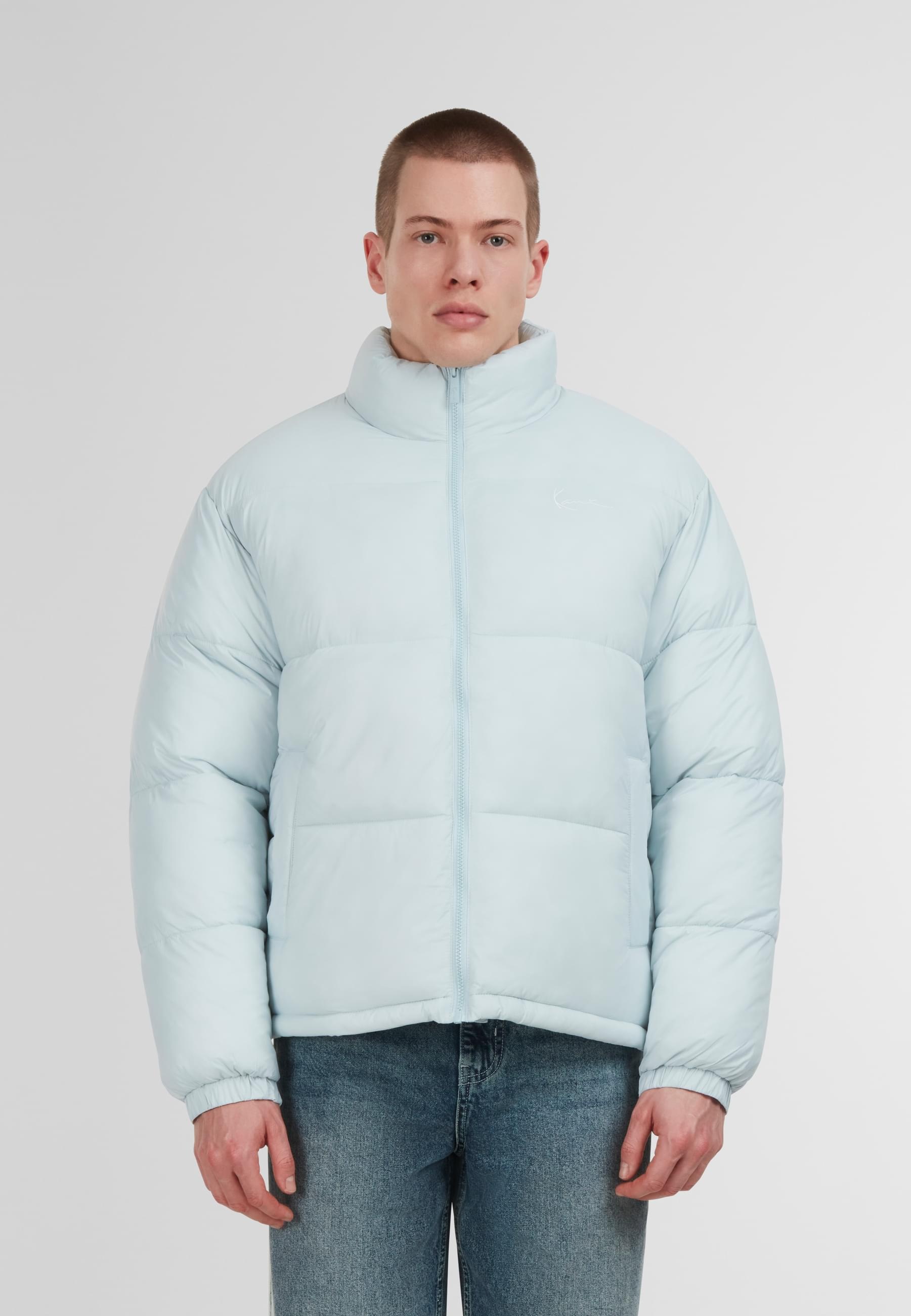 Karl Kani Winterjacke »Karl Kani Small Signature Embossed Logo Puffer Jacket«, (1 St.), ohne Kapuze