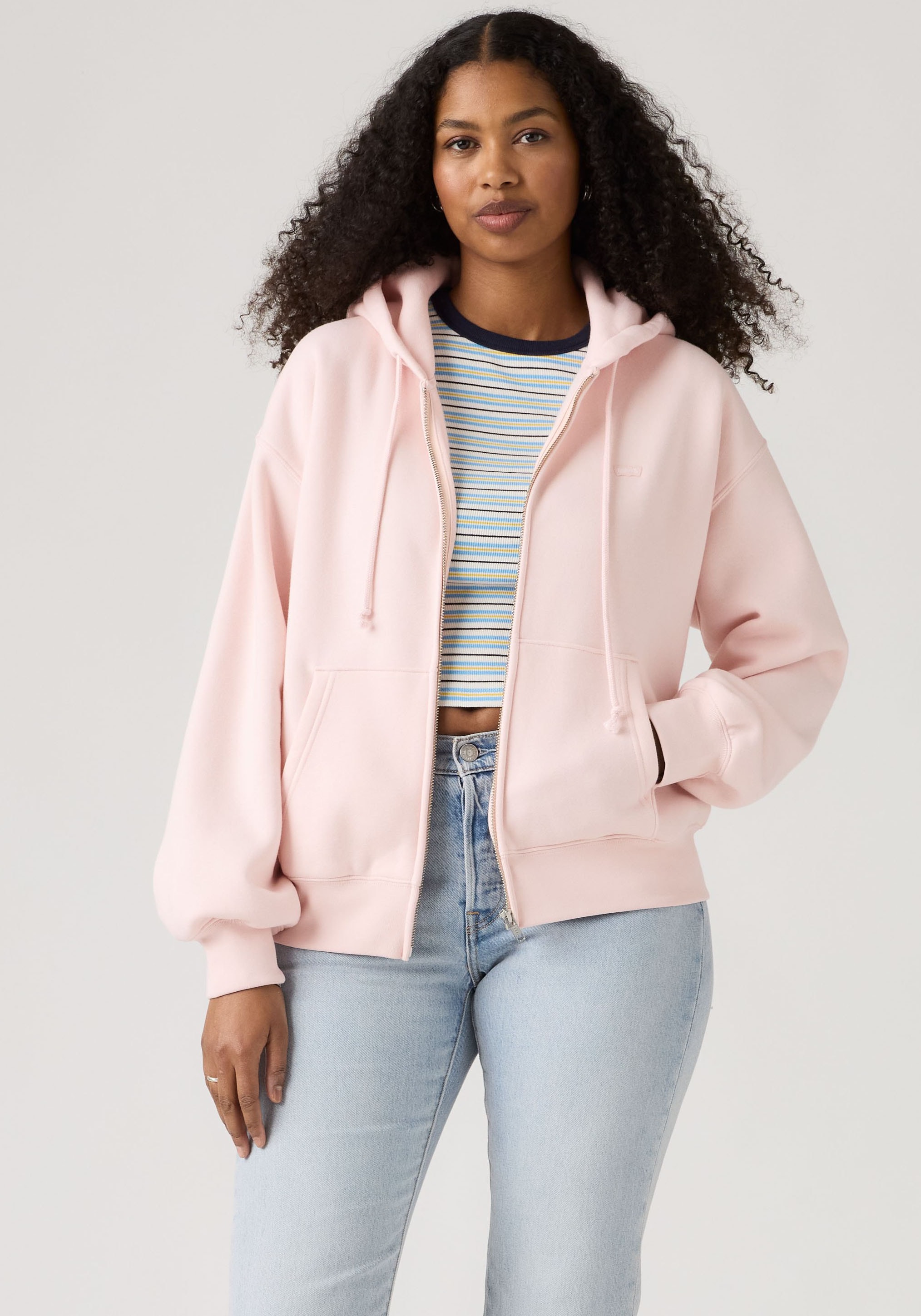 Levis Hoodie "EVERYDAY FULL ZIP HOODIE SWEATSHIRT", mit Logo Stickerei