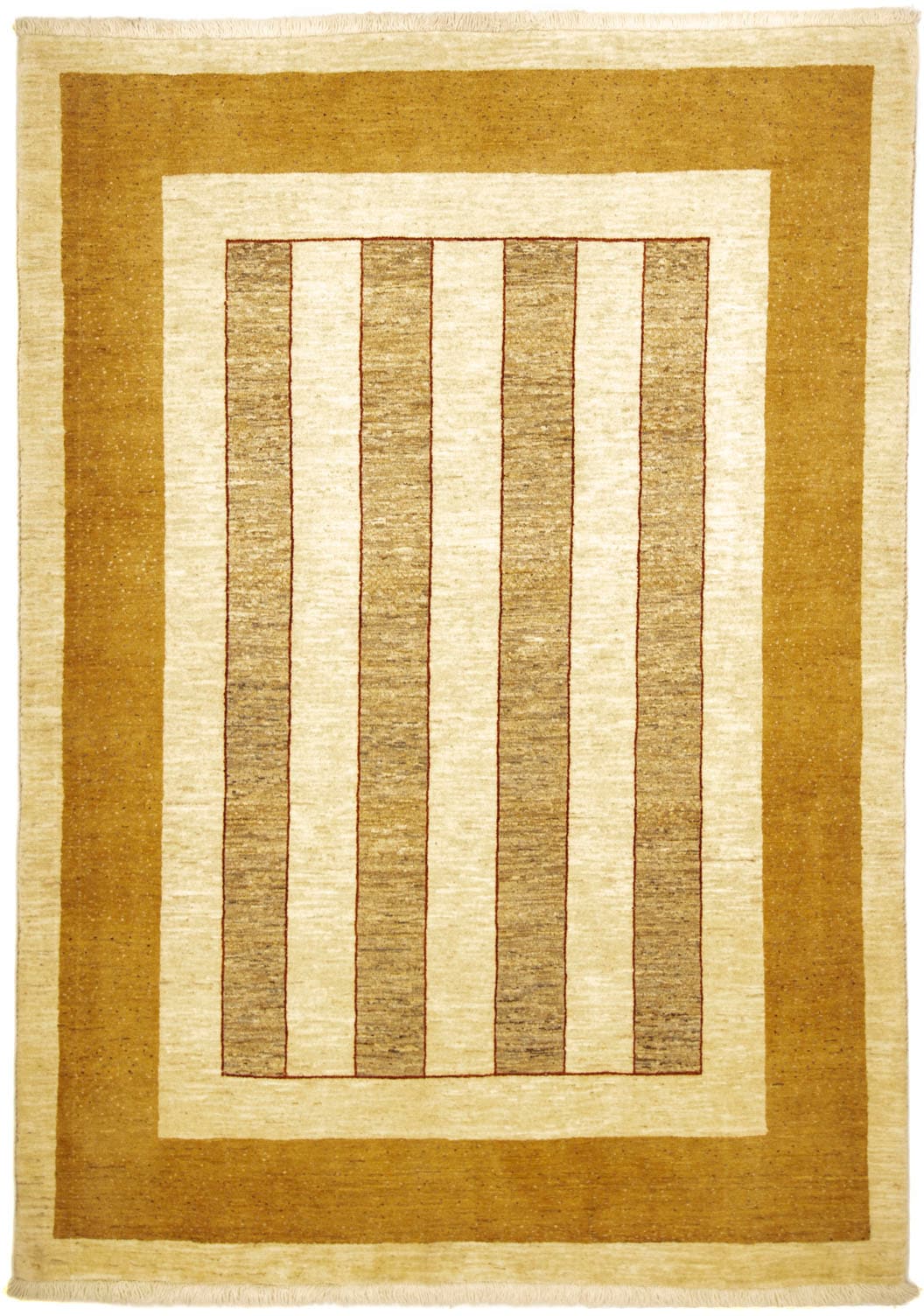 handgeknüpft Teppich Wollteppich BAUR | »Loribaft rechteckig, handgeknüpft beige«, morgenland