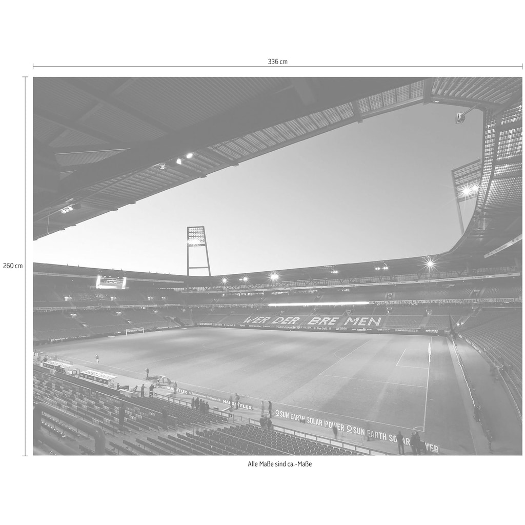 Wall-Art Fototapete »Werder Bremen Weserstadion Innen«, Motiv