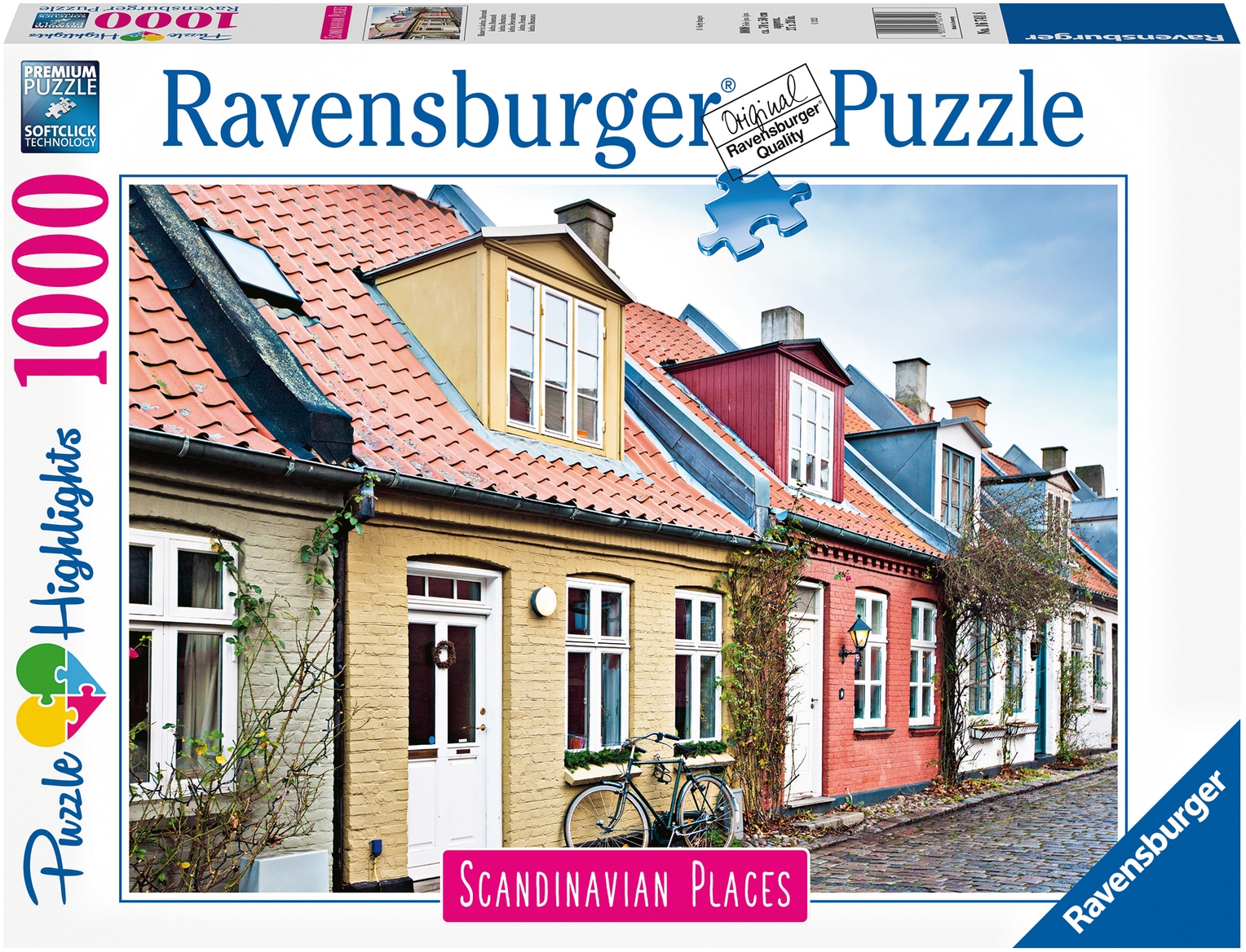 Ravensburger Puzzle »Häuser in Aarhus, Dänemark«, Made in Germany, FSC® - schützt Wald - weltweit