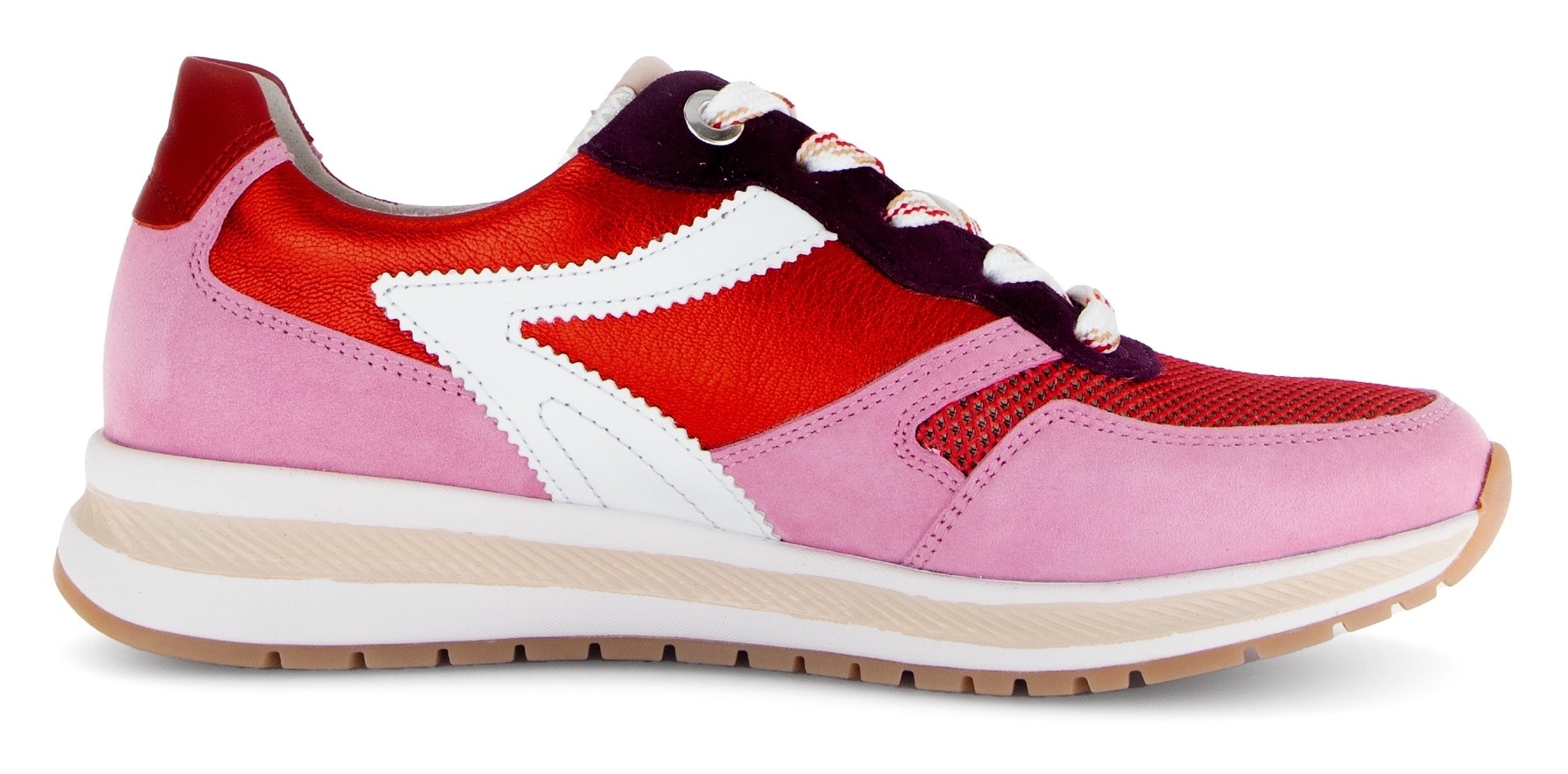 Gabor Keilsneaker »FLORENZ«, Freizeitschuh, Halbschuh, Schnürer in Schuhweite G (=weit)