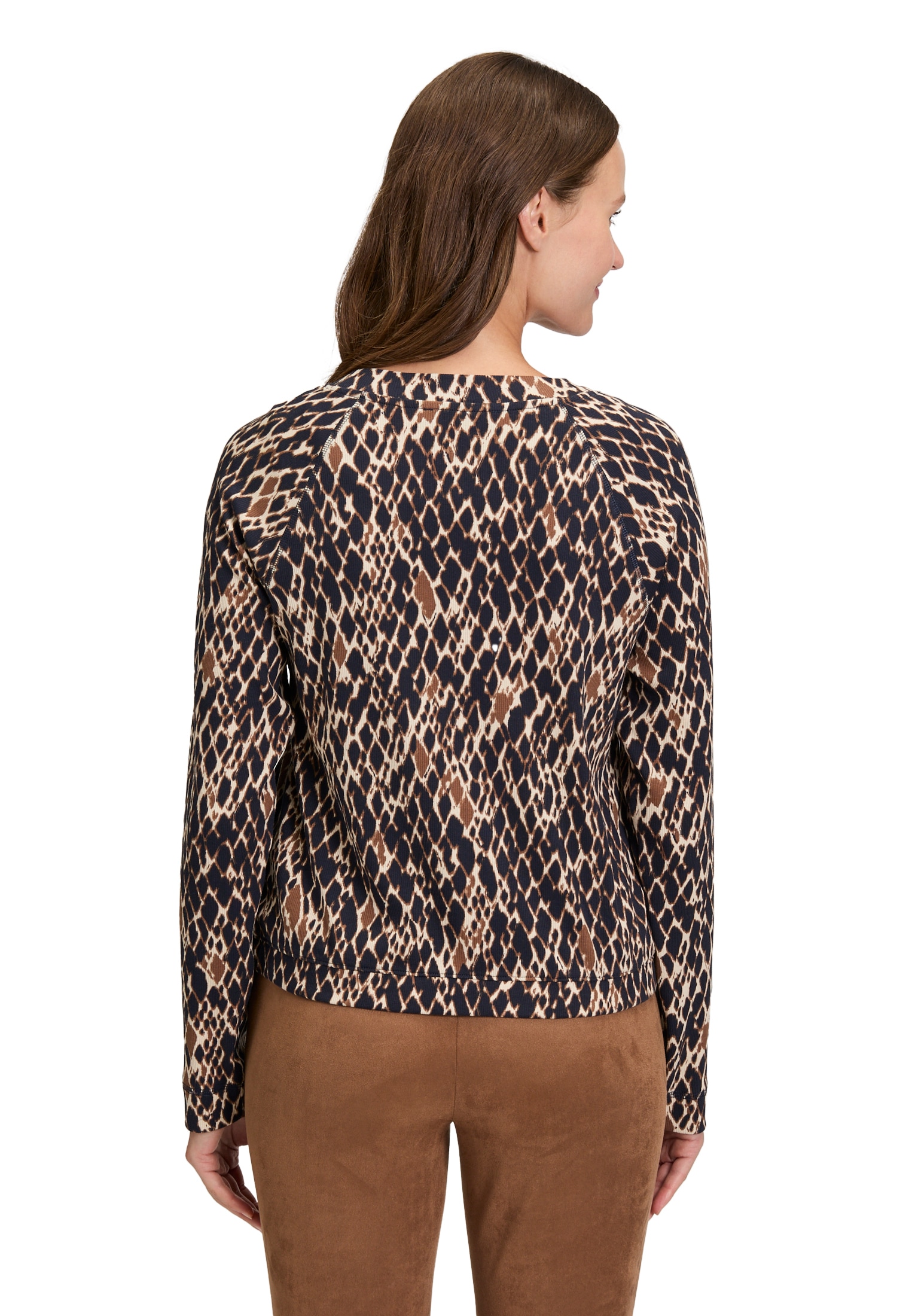 Betty Barclay Sweatjacke »Betty Barclay Shirtjacke mit Rippenstruktur«