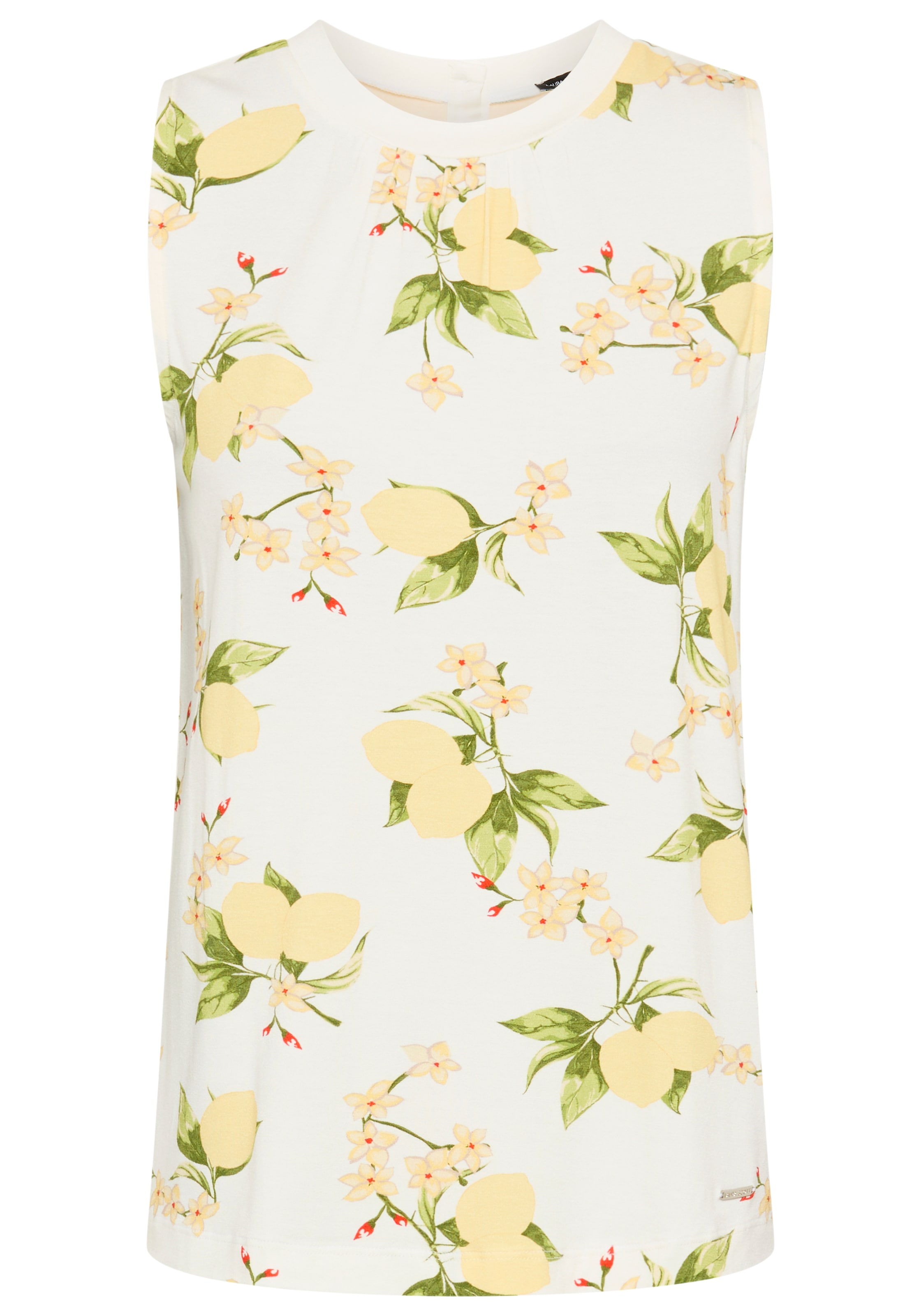 Laura Scott Tanktop figurumschmeichelnde Passform, hüftlange Schnittform