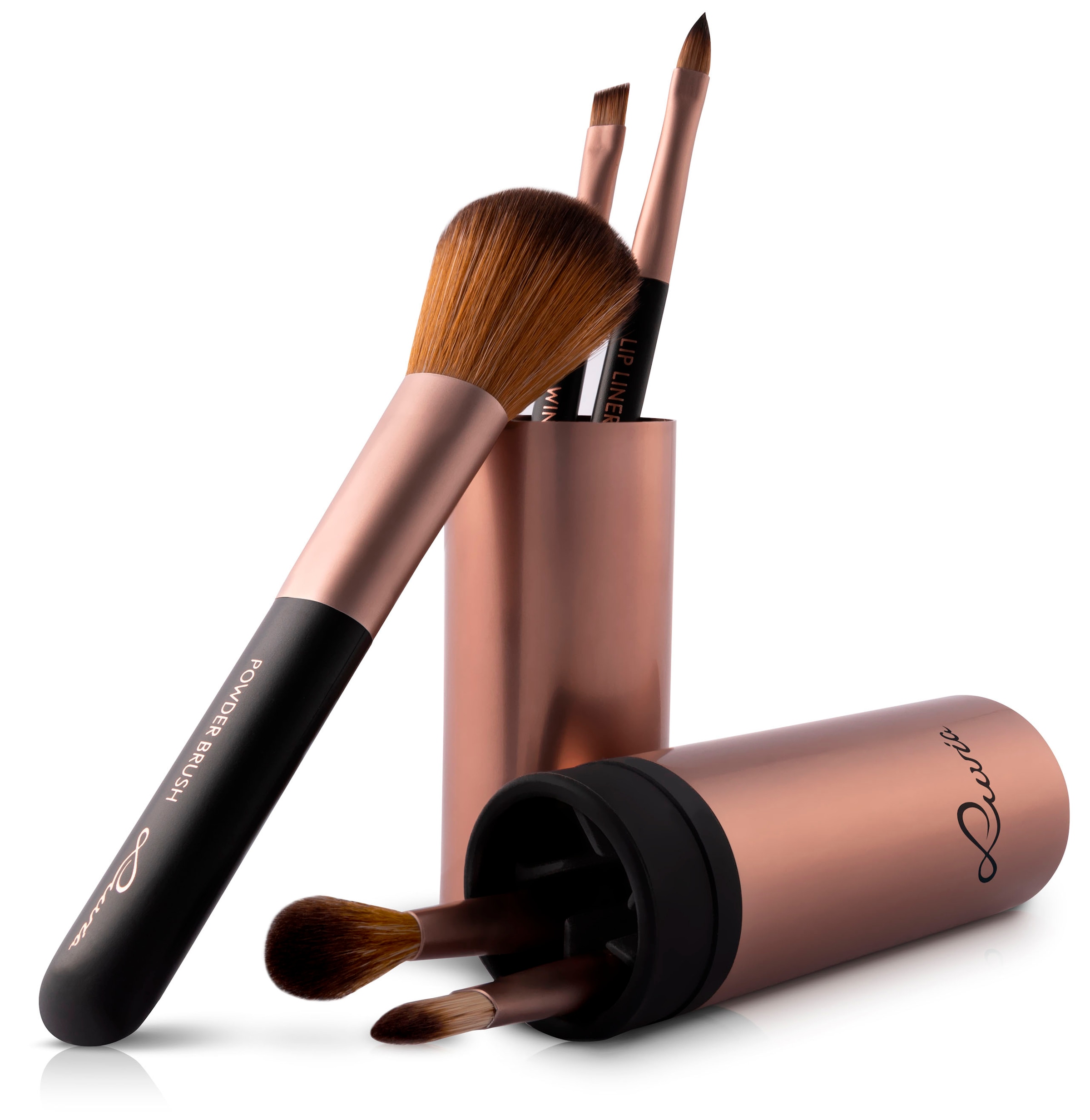 kaufen Tube«, | tlg.) online Kosmetikpinsel-Set Cosmetics Luvia BAUR »Travel (5