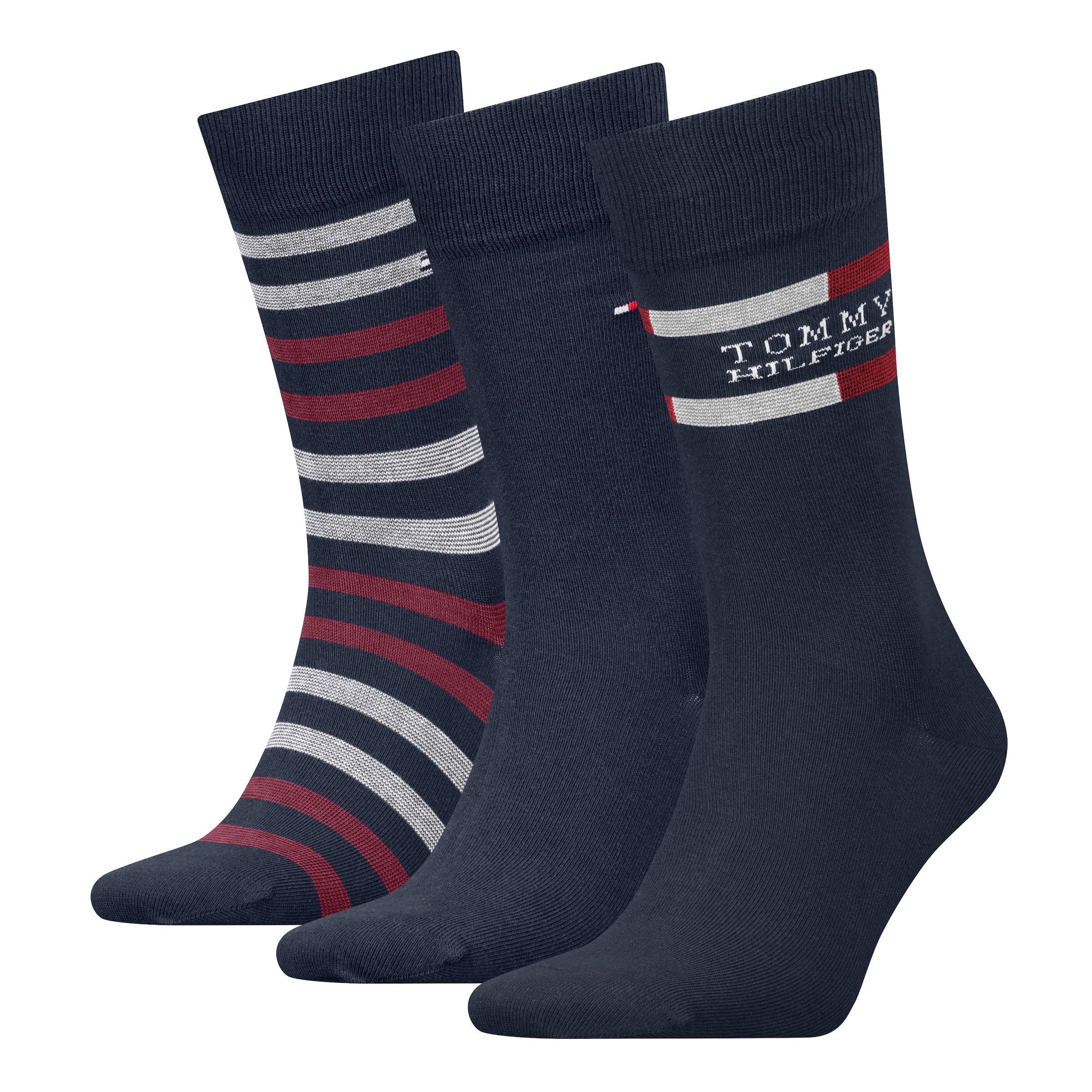 Tommy Hilfiger Socken "TH MEN SOCK 3P GIFTBOX TOMMY STRIPE" 3 Paar günstig online kaufen