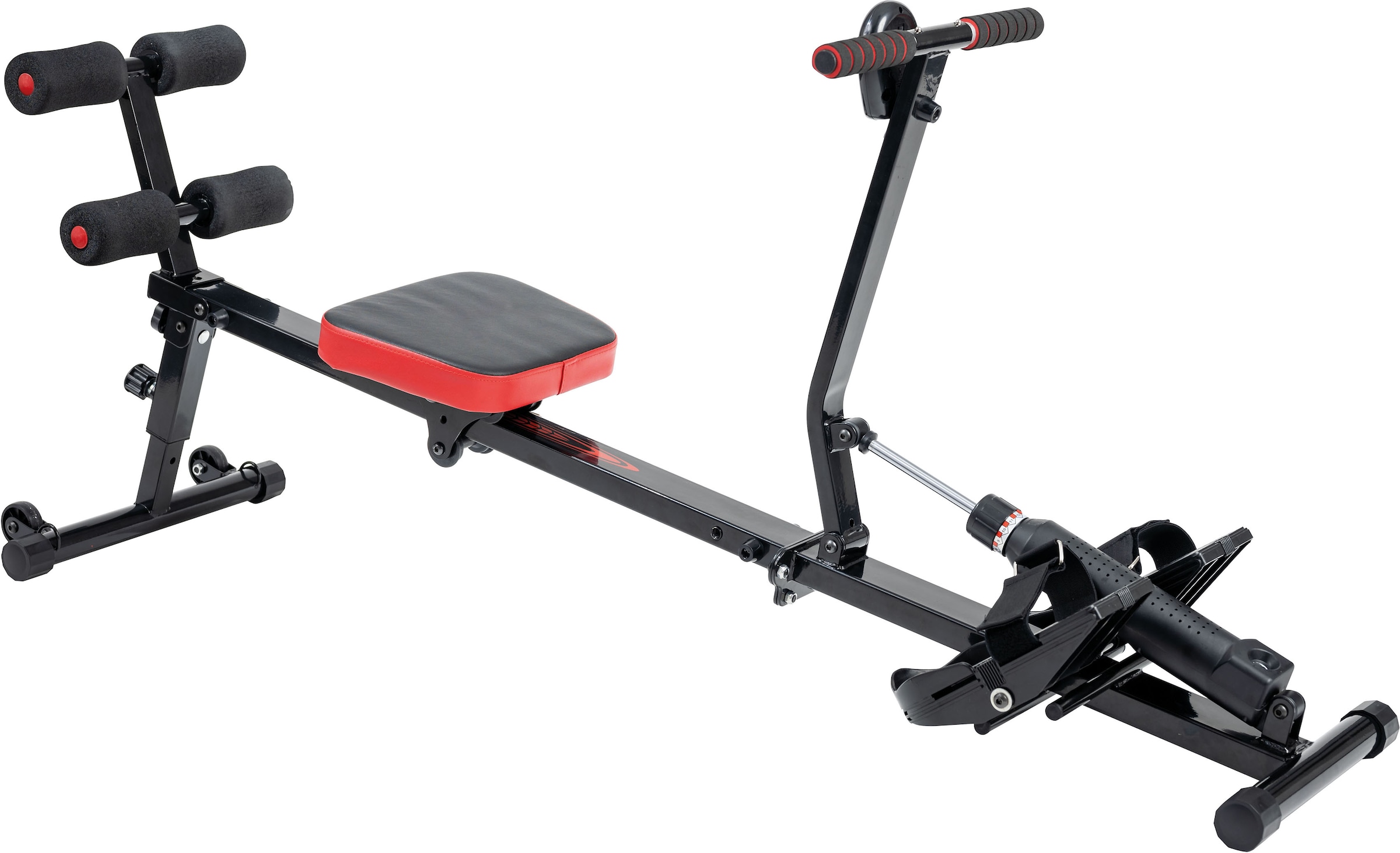 MEDIASHOP Rudergerät "KENDOX RowShaper", B:43cm H:48cm L:156cm, schwarz, Rudergeräte, Rudermaschine. Hydraulik