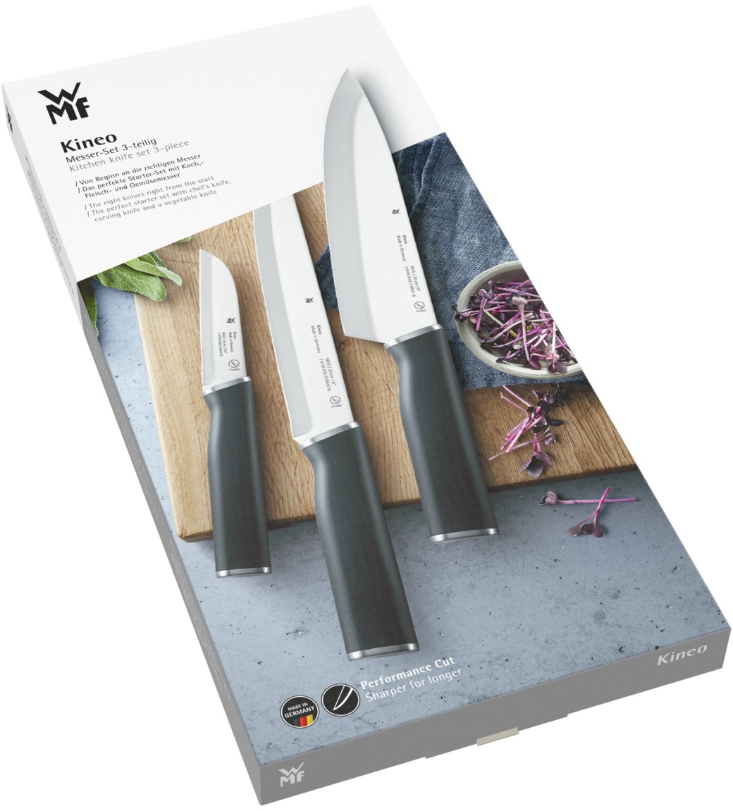 Spezialklingenstahl, aus 3 kaufen Messerklingen in (Set, Germany »Kineo«, BAUR WMF tlg.), Made | Messer-Set