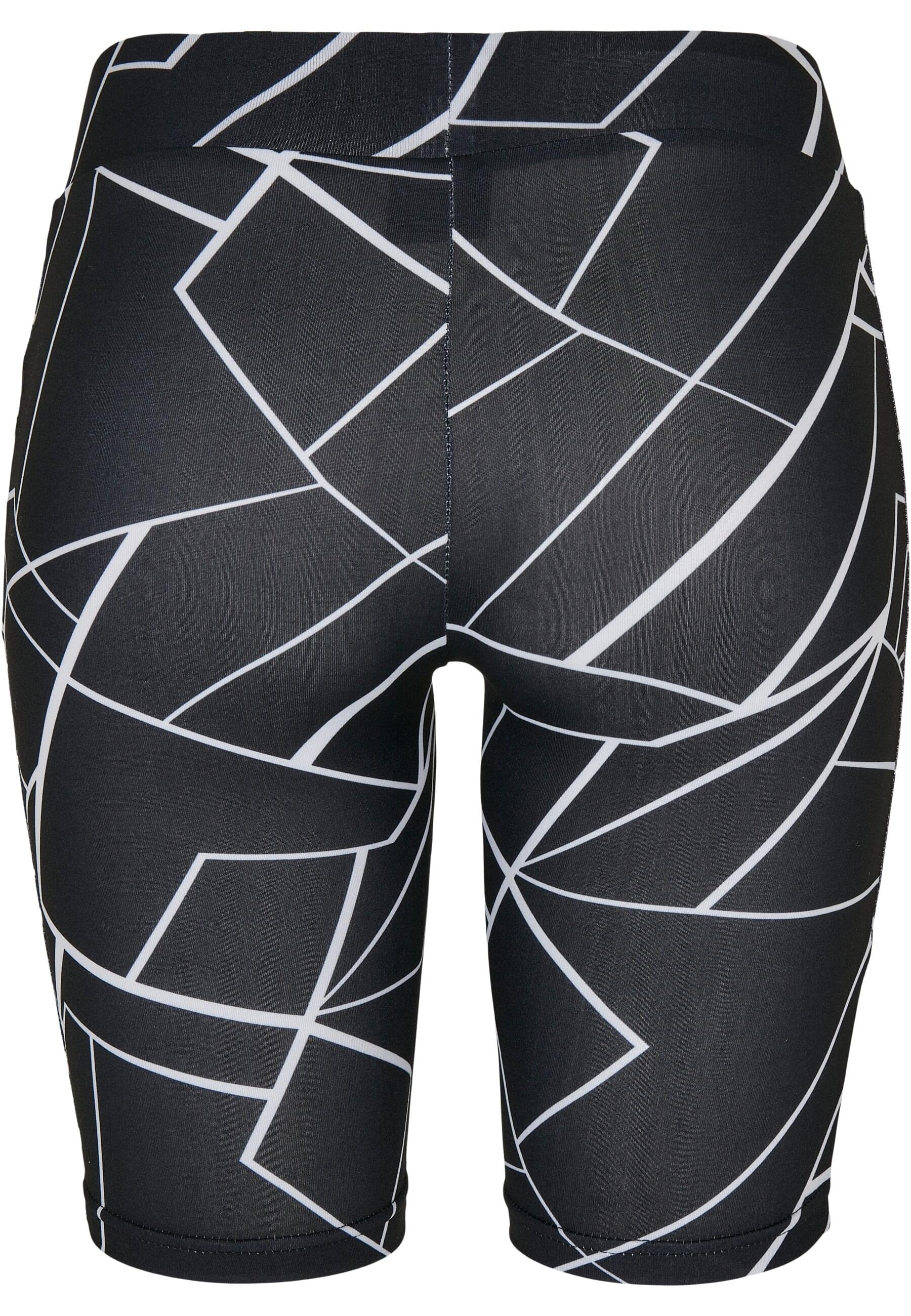URBAN CLASSICS Stoffhose »Urban Classics Damen Ladies AOP Cycle Shorts«, (1 tlg.)