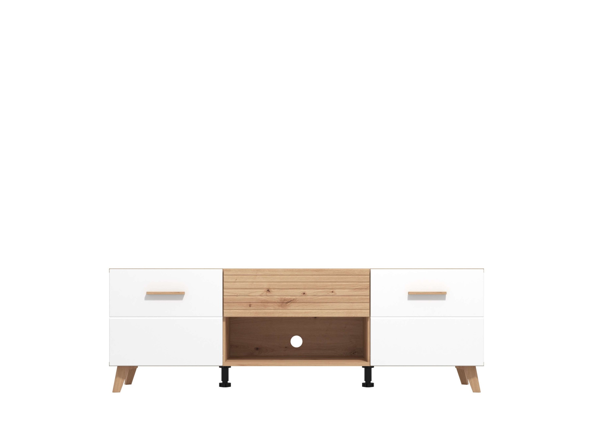 Thumbnail - INOSIGN Wohnzimmer-Set "Bretagna Wohnwand, Mediawand, Anbauwand, TV-Wand, Breite 302 cm" Komplett-Set, 4 Stk. tlg.