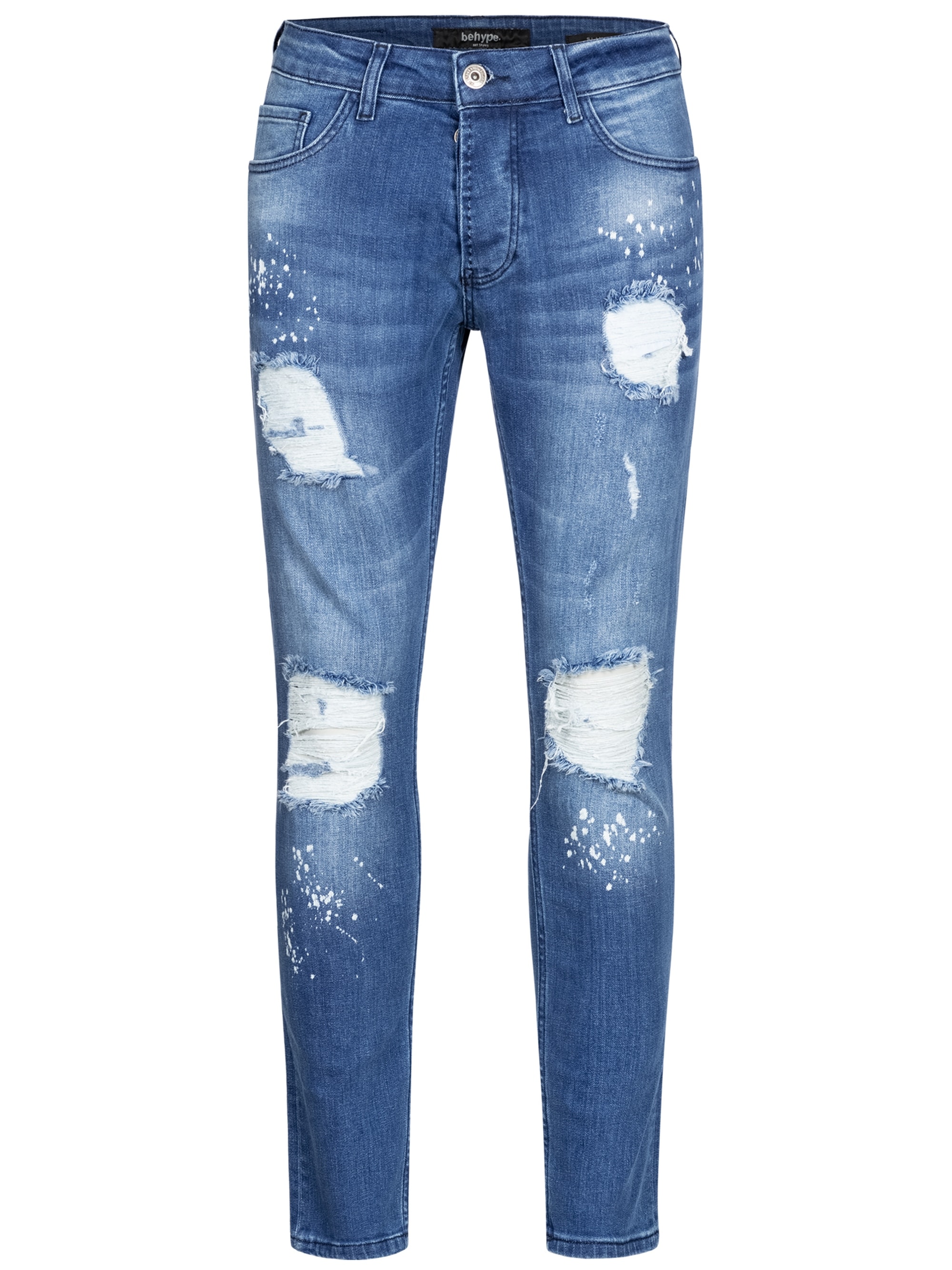 behype Slim-fit-Jeans »SLY«, mit Destroyed-Elementen