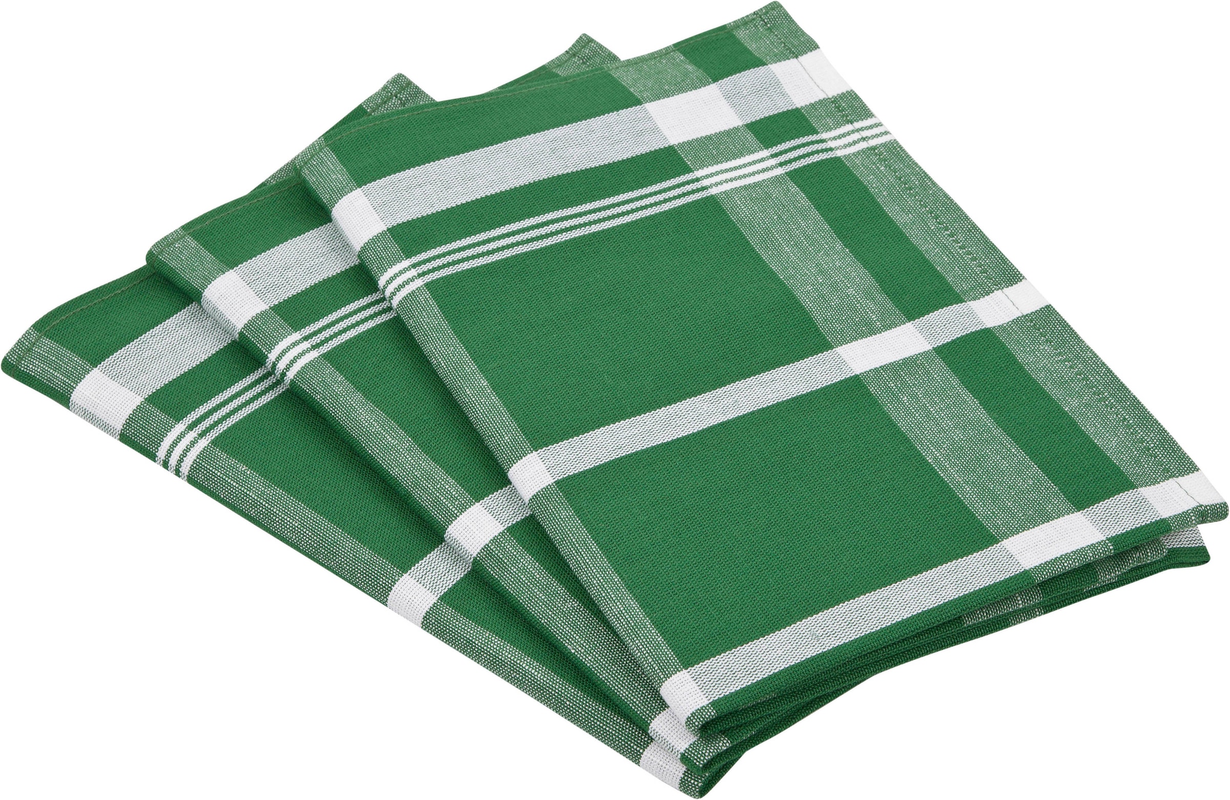 ROSS "Exclusiv" Blockkaro, 50% Baumwolle, 50% Leinen, 50x70 cm