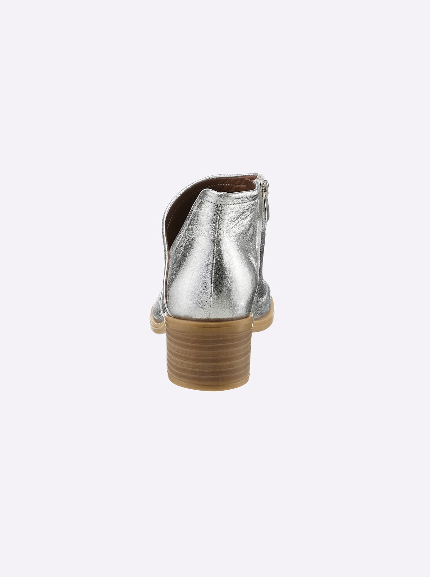Andrea Conti Damen Sandaletten Silber Leder Gr. 39 3