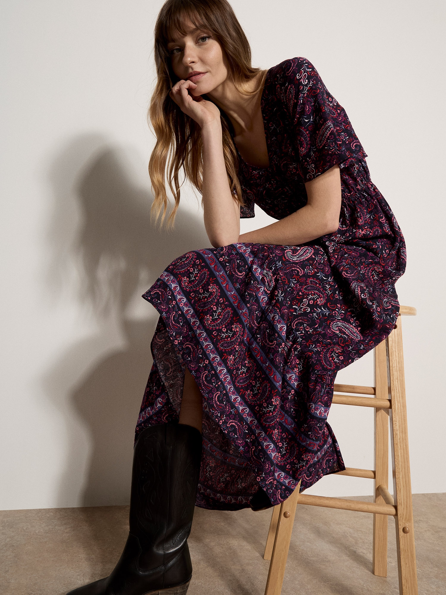 Apricot Maxikleid »Maxikleid« mit Stufen