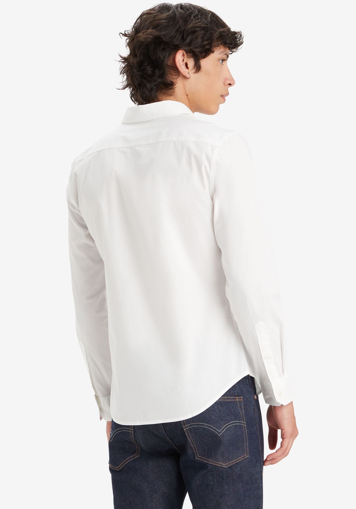 Levi's® Jeanshemd »BATTERY HM SHIRT SLIM«, mit Logobadge