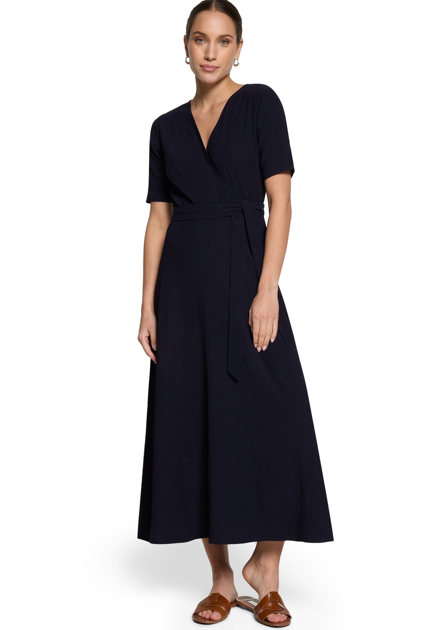 Zero Jerseykleid »Damen mit Gürtel« Ohne Tasche Material