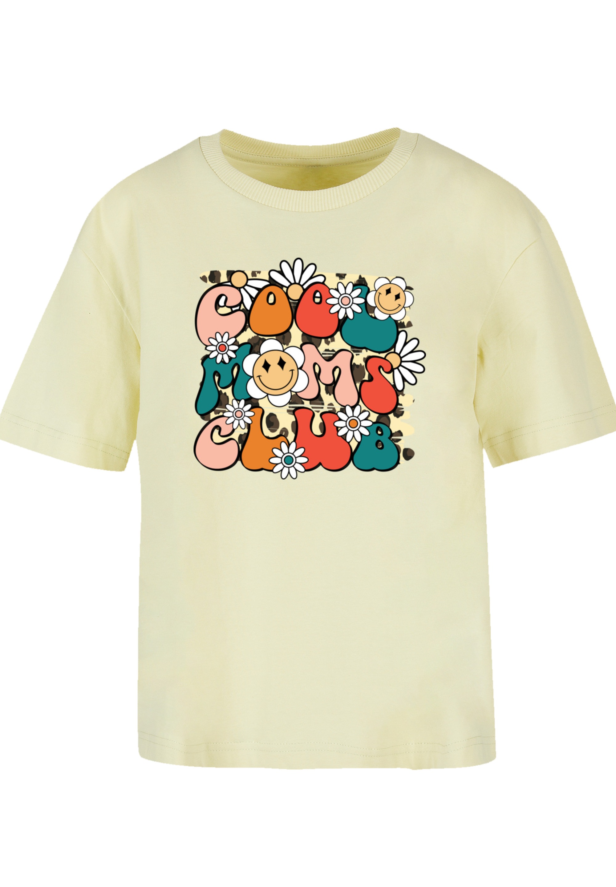 F4NT4STIC T-Shirt »Muttertag Cool Moms Club Retro Blumen«, Premium Qualität