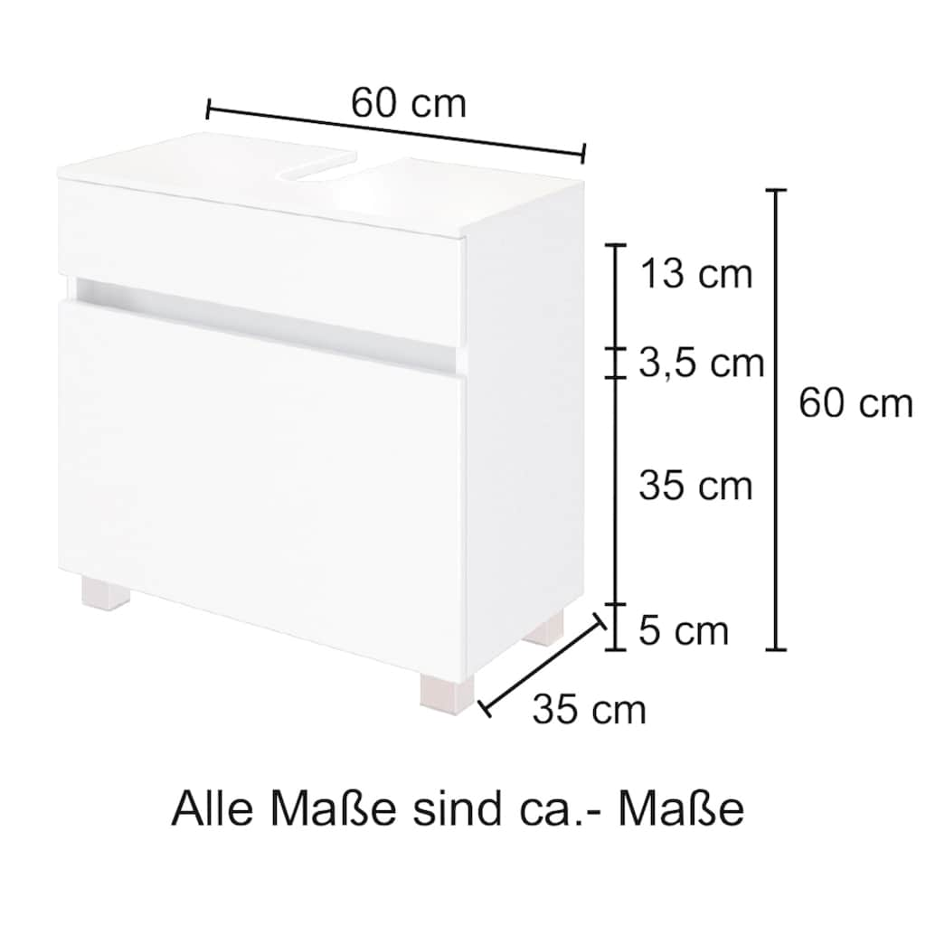 HELD MÖBEL Waschbeckenunterschrank »Baabe«