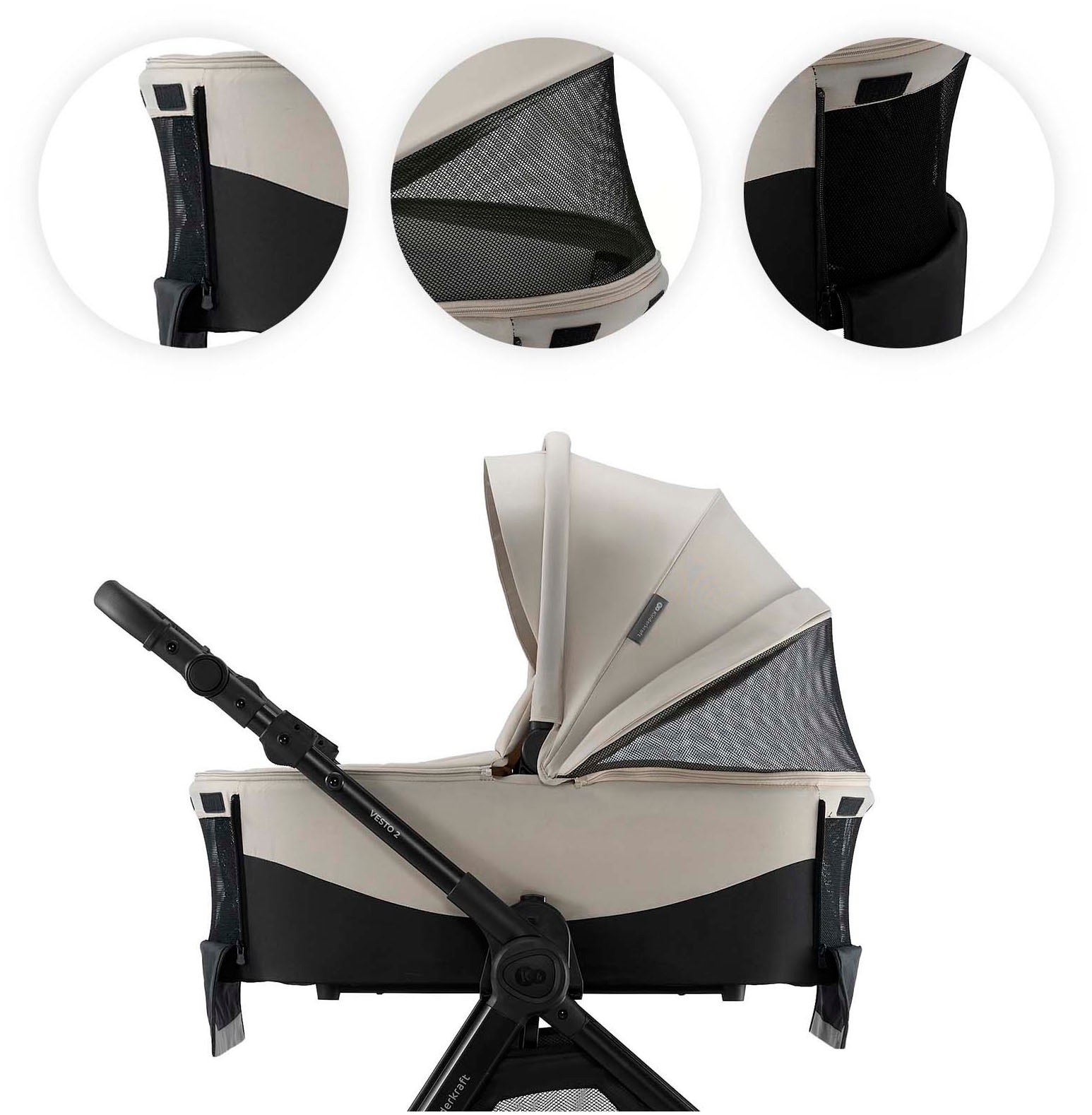 Kinderkraft Kombi-Kinderwagen »VESTO 2 - 2in1« 22 kg