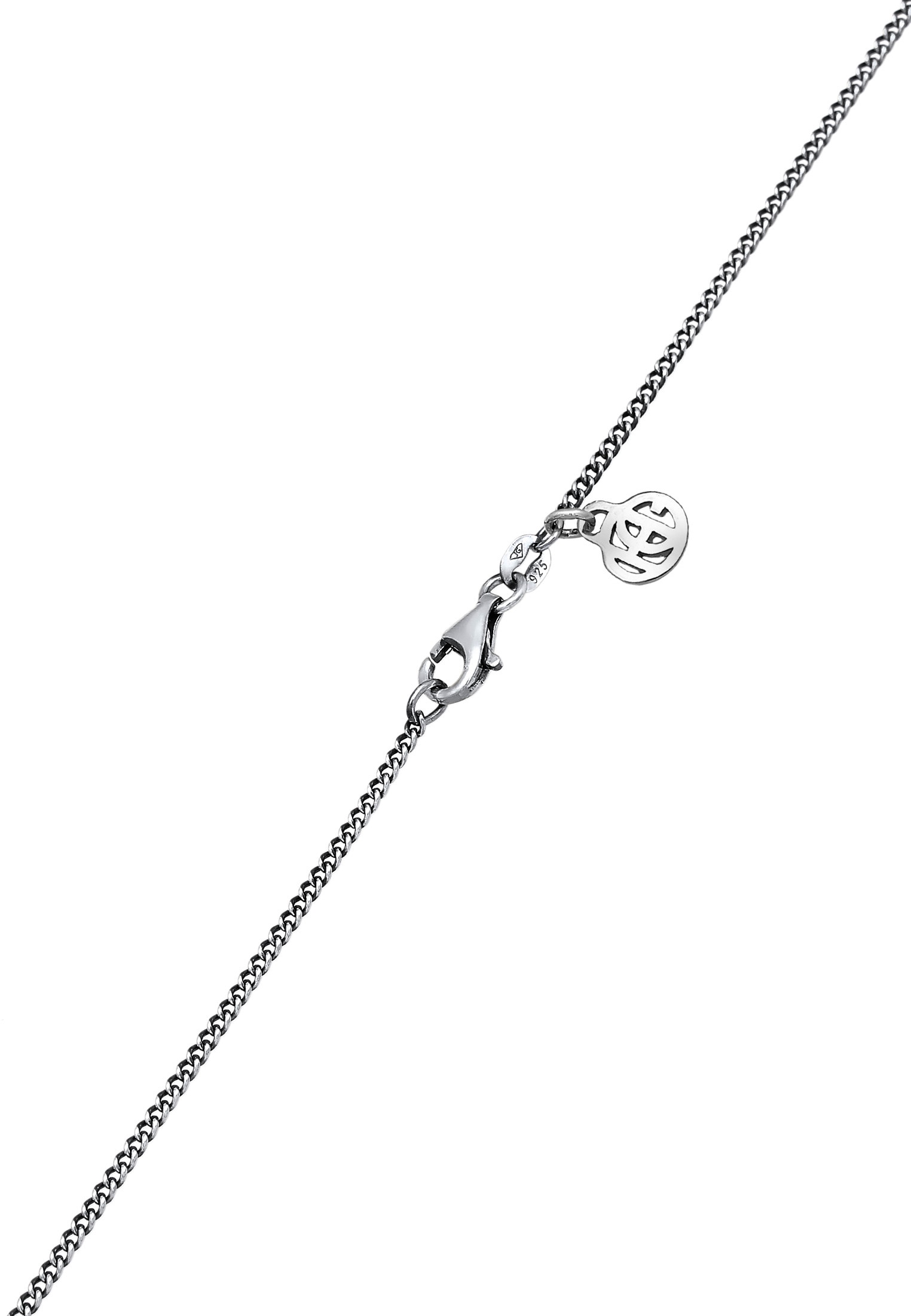 HAZE & GLORY Kette mit Anhänger »Halskette Sternzeichen Skorpion Kordelkette 925 Silber«