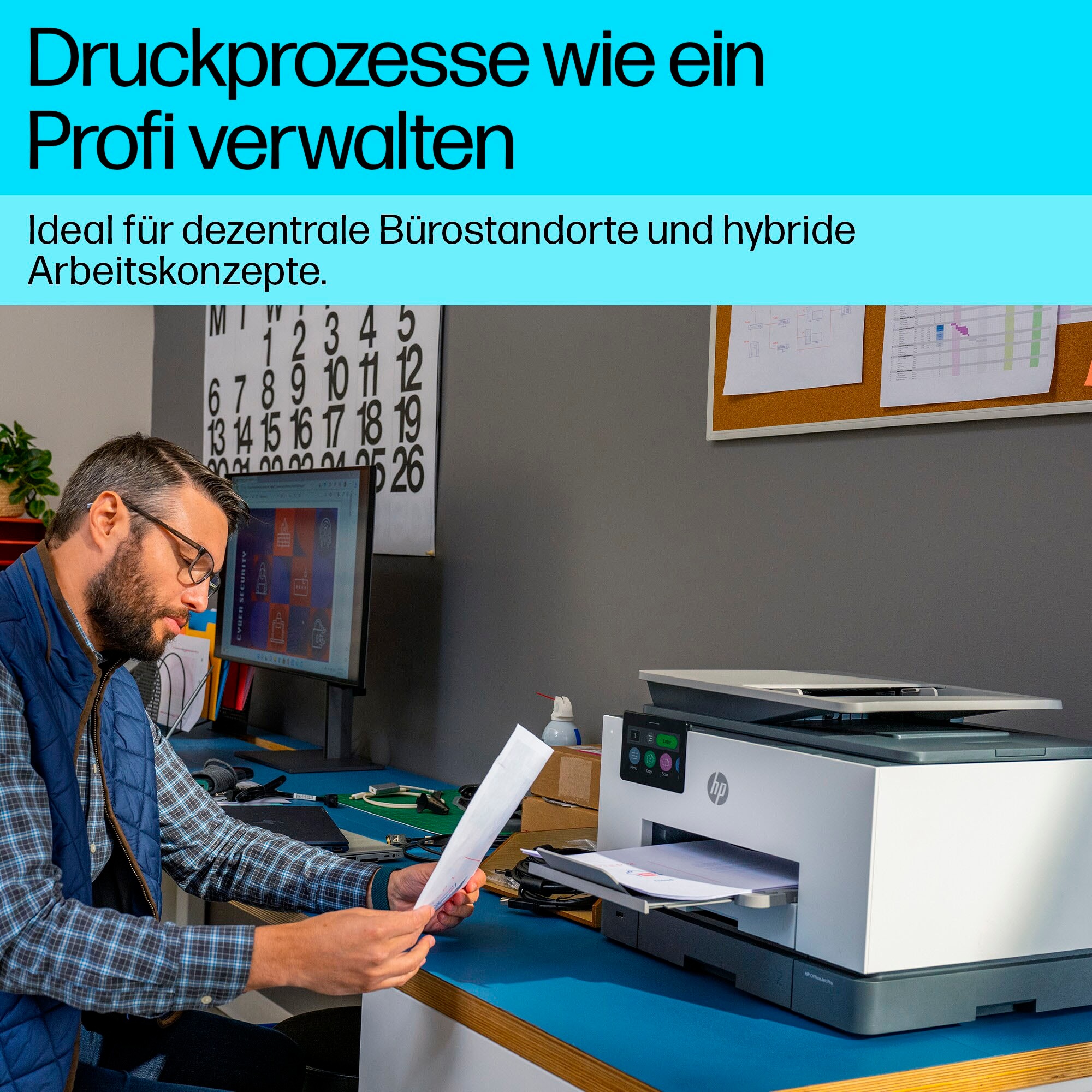 HP Multifunktionsdrucker »OfficeJet Pro 9130b«, HP Instant Ink kompatibel