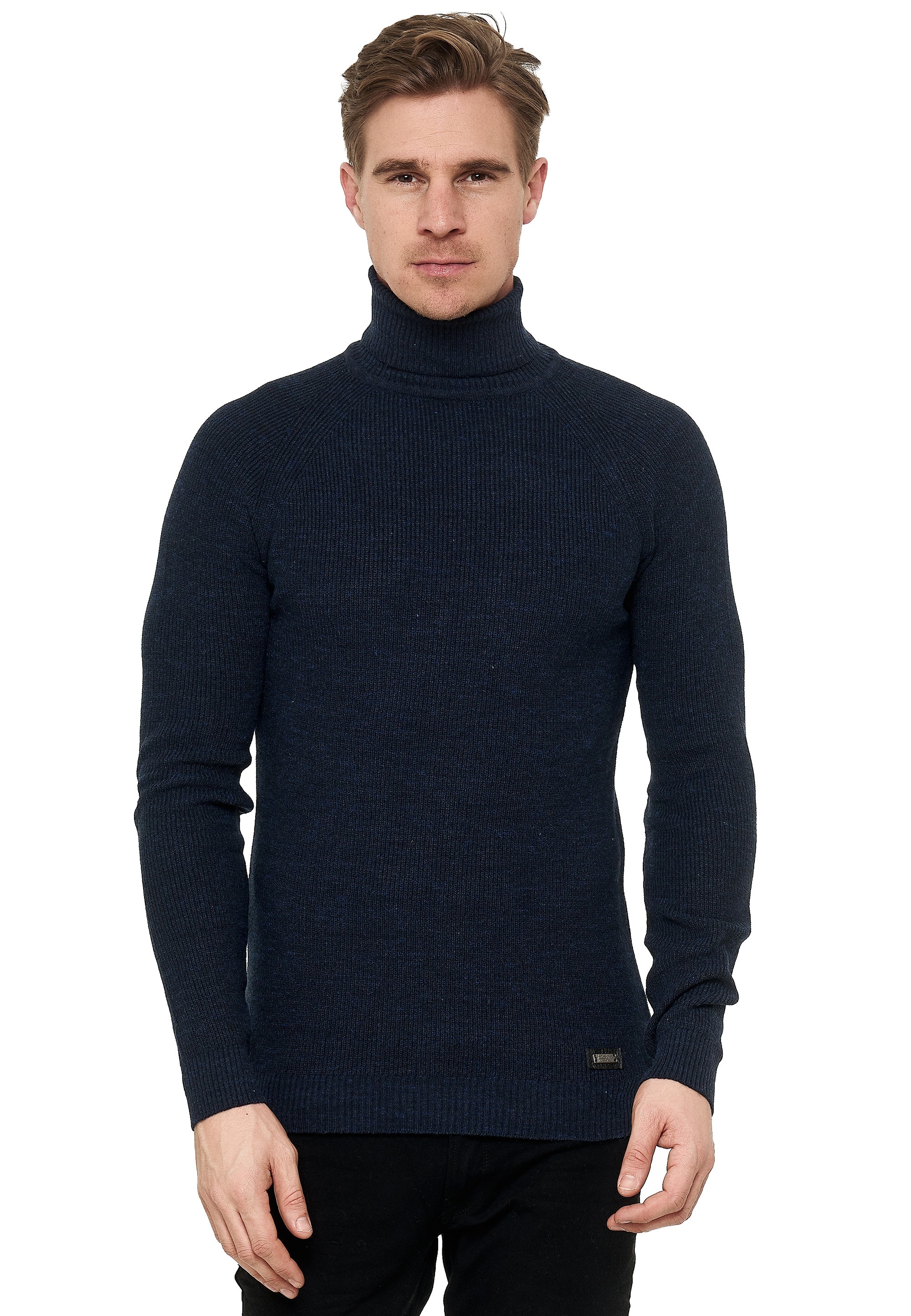 Rusty Neal Rollkragenpullover, mit stilvollem Hochkragen