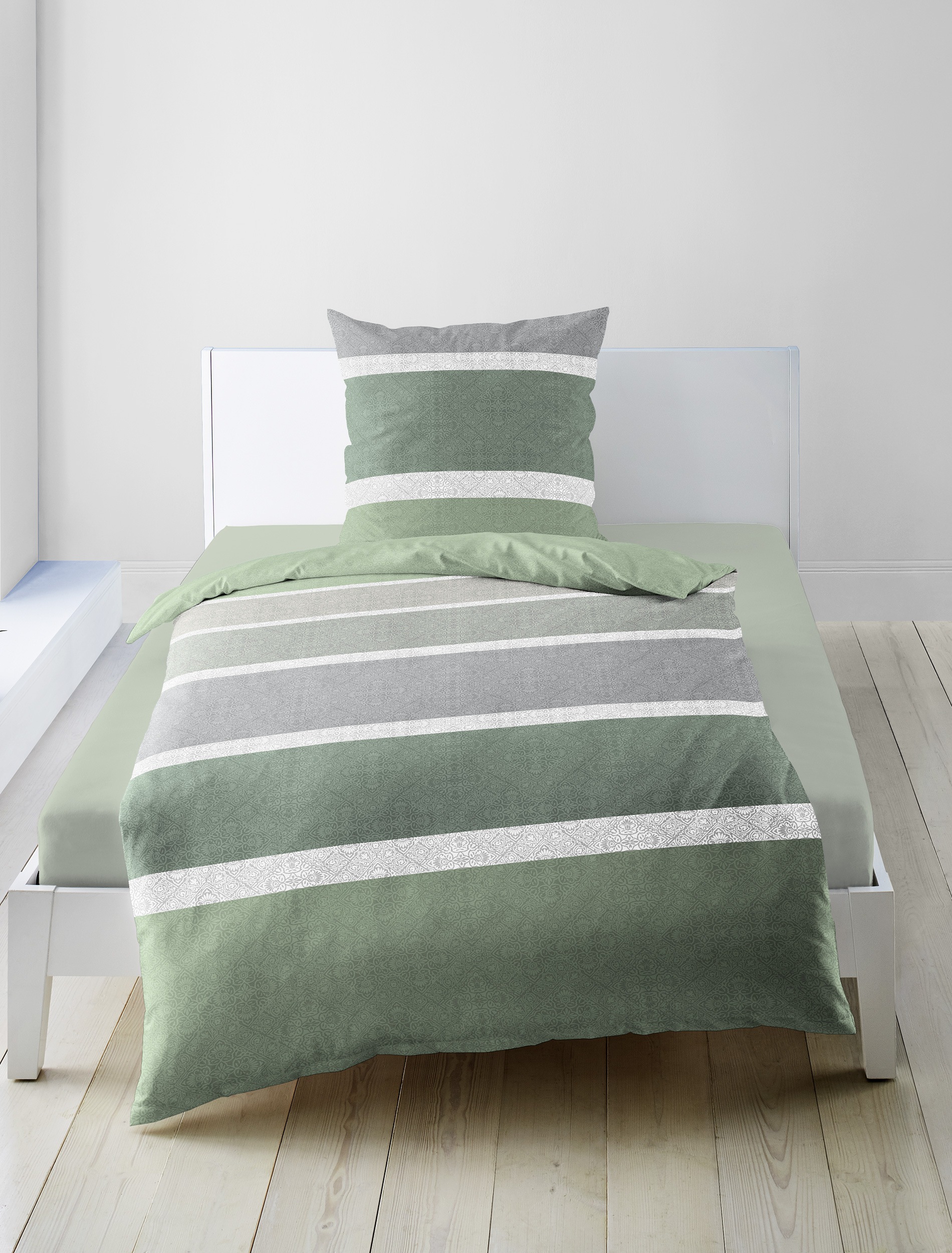 BIERBAUM Bettwäsche »Bettwäsche 4184« 2 Renforce, 100  % Baumwolle, pflegeleicht