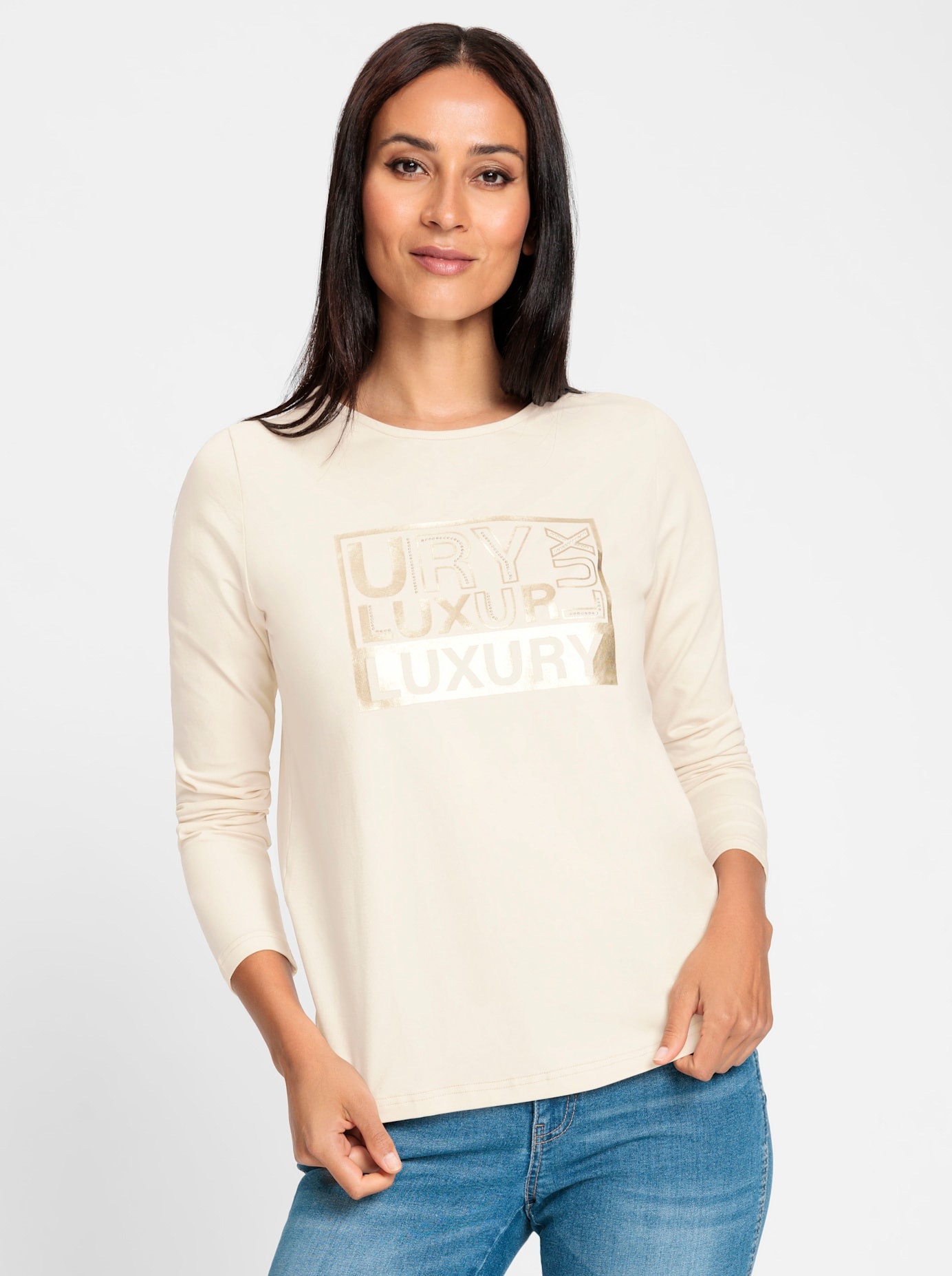 heine Langarmshirt "Shirt", (1 tlg.) günstig online kaufen